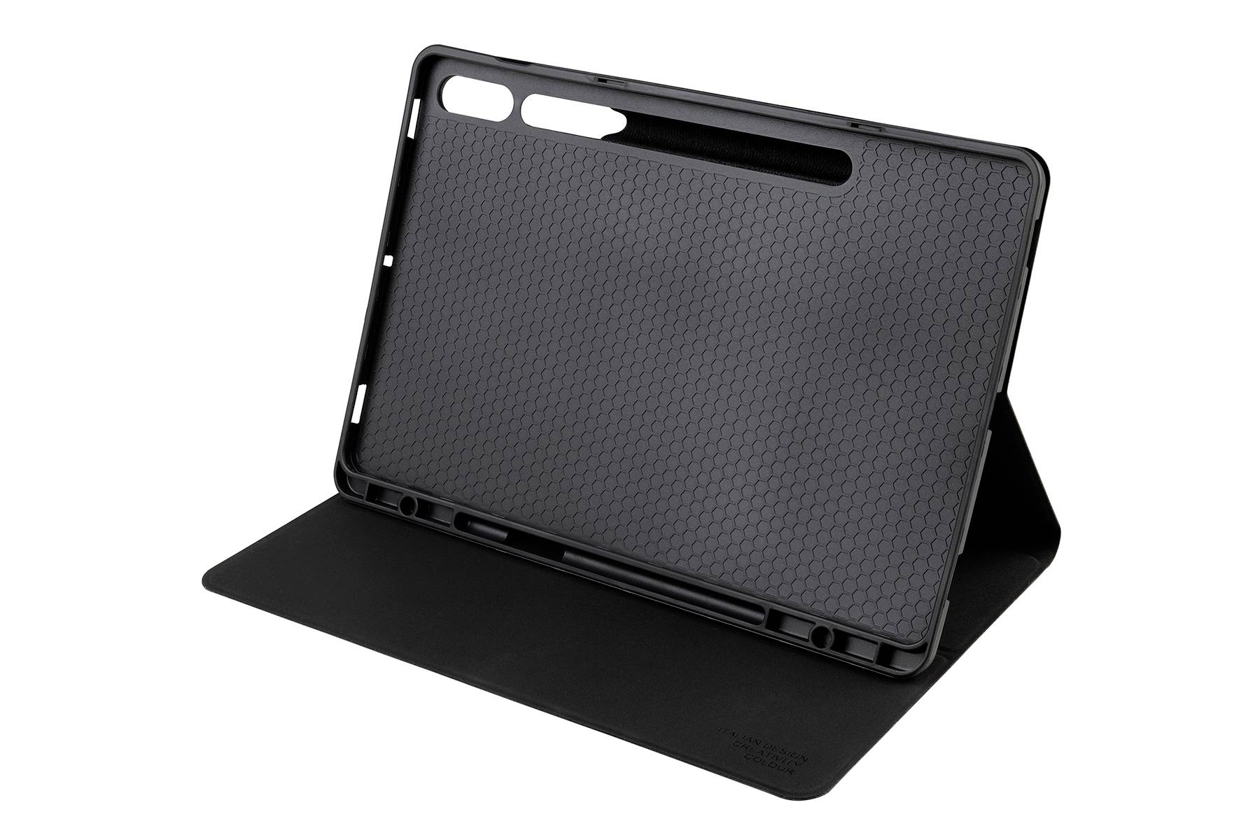 Tucano Gala Tablet Case Tablet-Cover Samsung Galaxy Tab S9+, Galaxy Tab S9+ FE 31,5 cm (12,4") Book Cover Dunkelgrau