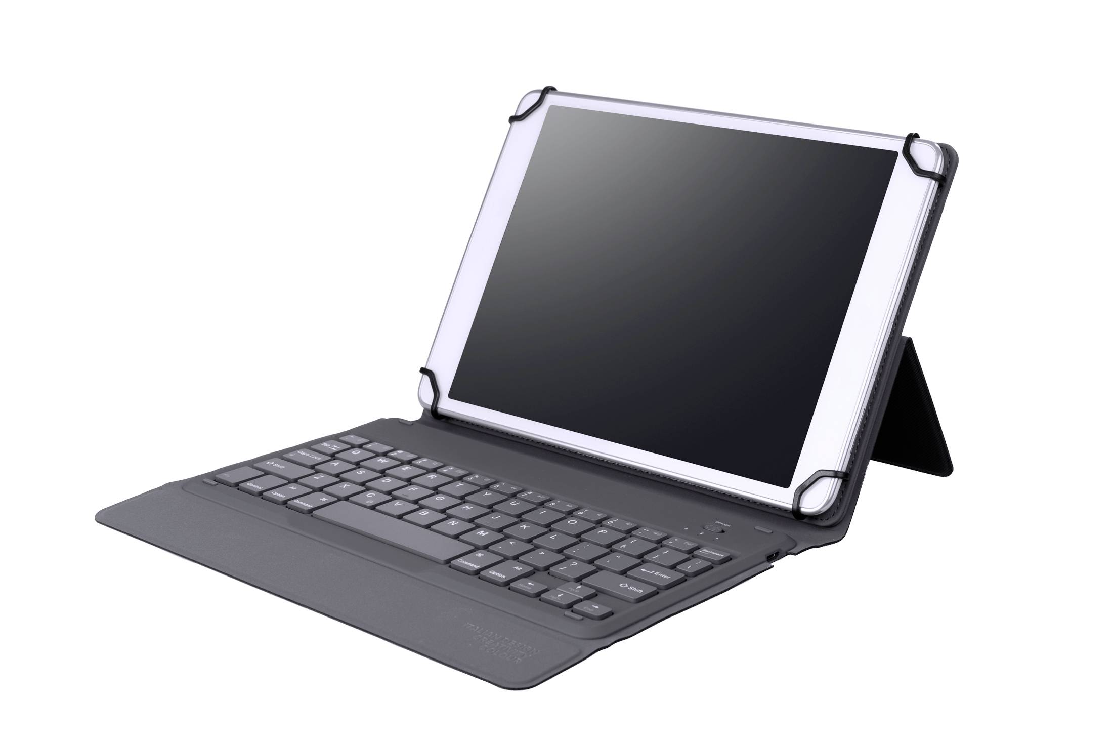 TUCANO Gancio 11 Zoll Universelle Tablethülle Ultraschutz mit Tastatur und