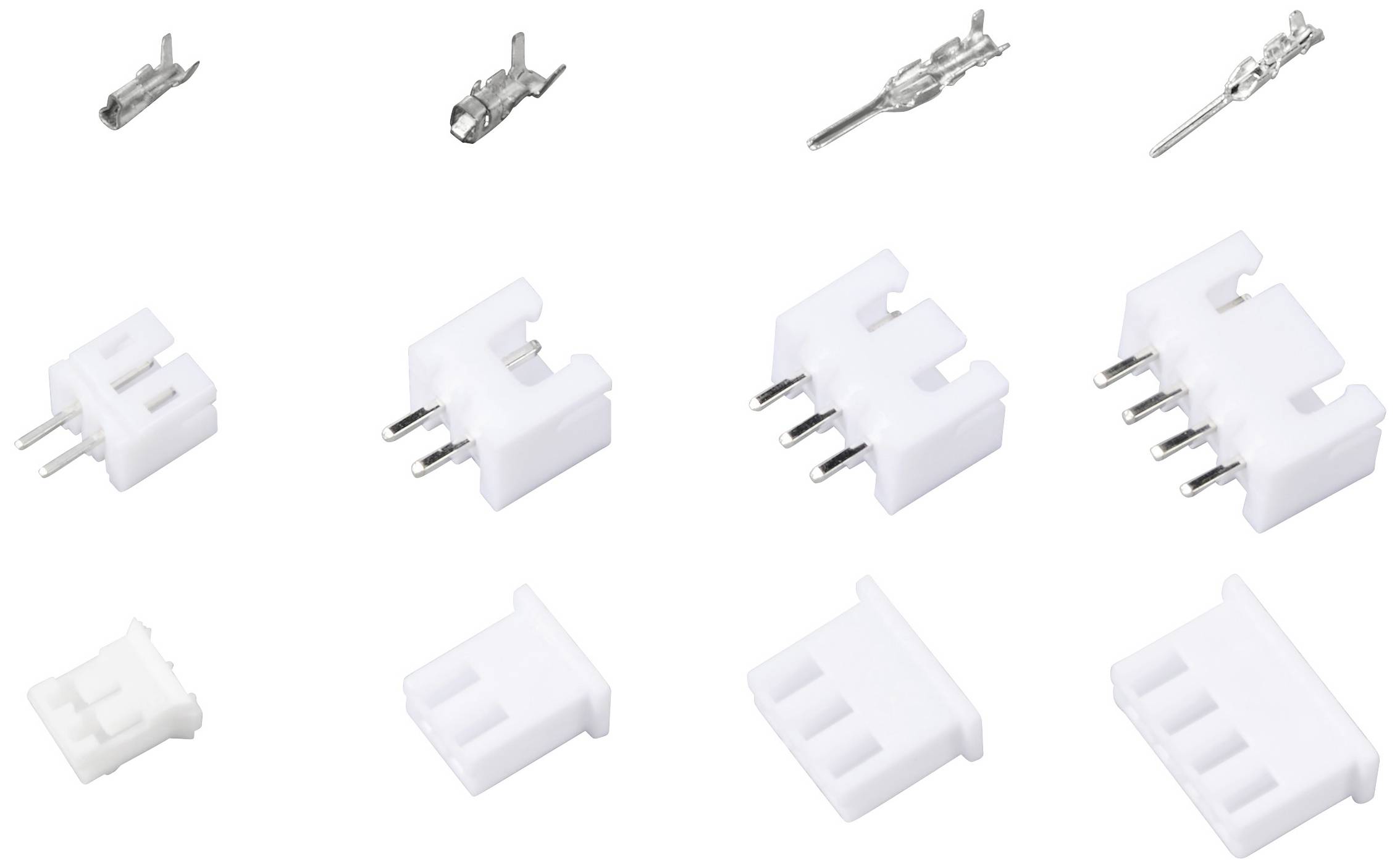 TRU COMPONENTS TC-12249904 Steckverbinder-Set 0.05mm² 0.34mm² Weiß 320St.