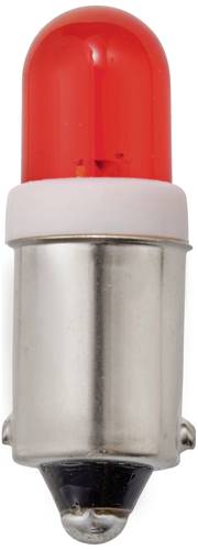 TRU COMPONENTS TC-12249952 Multi-Voltage LED Lampe 3 V/DC, 15 V/DC BA9s Rot