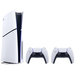Sony PlayStation® 5 Konsole Slim Standard Edition 1.02TB Weiß, Schwarz inkl. 2 Controller