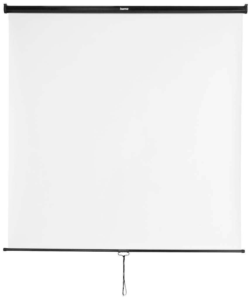 Hama 00021576 Rolloleinwand 175 x 175cm Bildformat: 1:1