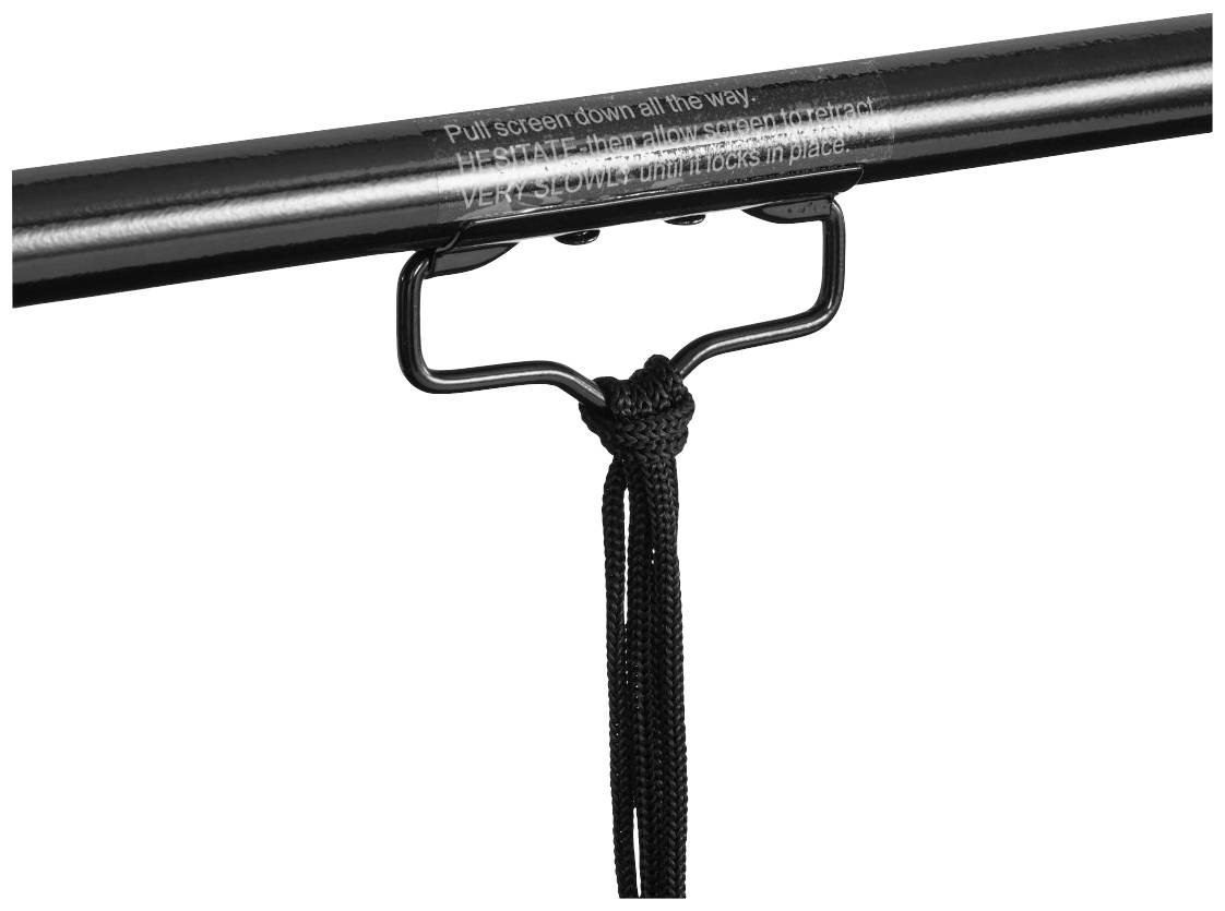 'Stange mit Kordelzugmechanismus; Text auf Stange: 