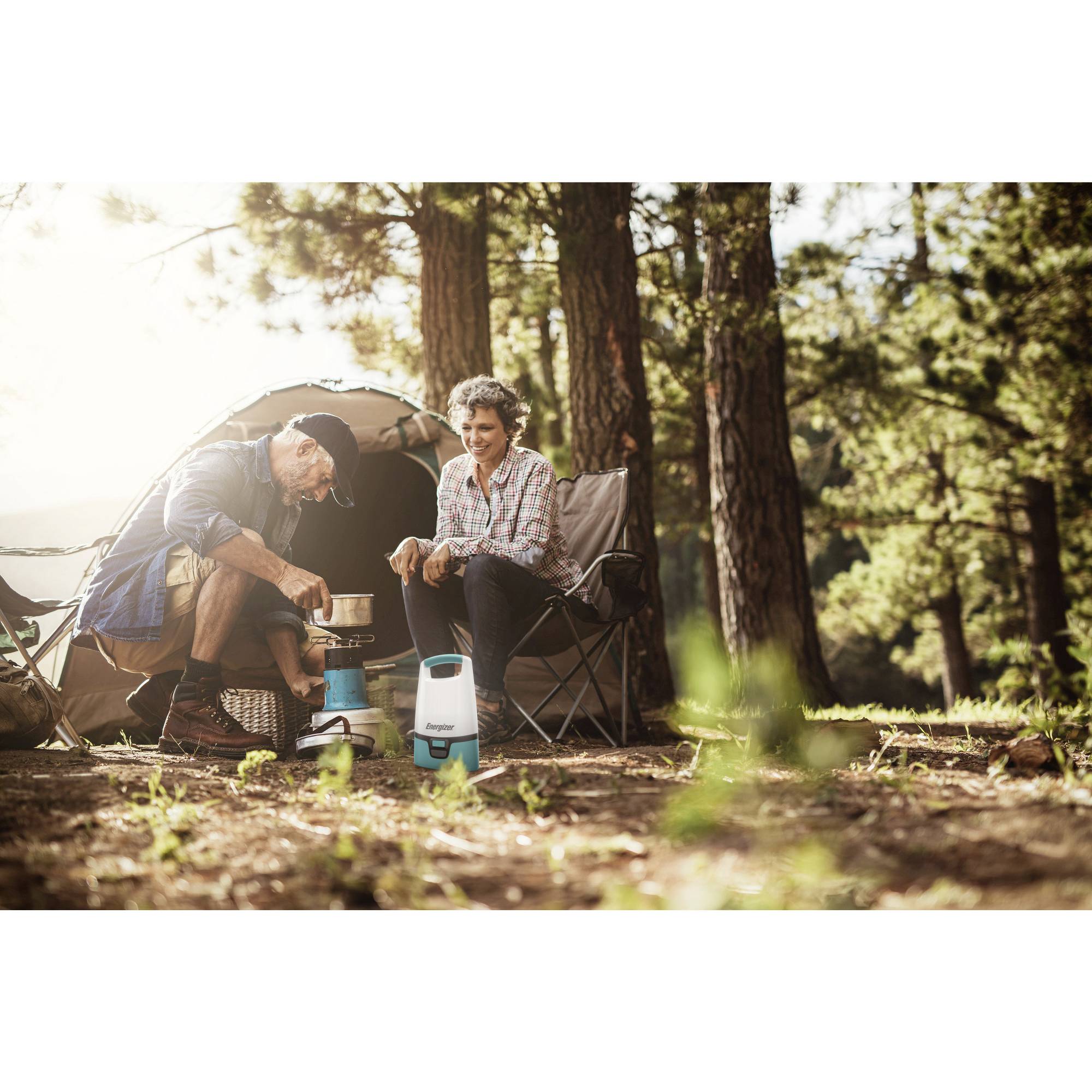 Energizer E304157500 Hybrid Powered LED Camping-Laterne 1250lm akkubetrieben, batteriebetrieben Türkis, Schwarz