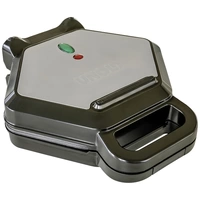 Unold Bobby Waffeleisen Cool-Touch-Gehäuse, Antihaftbeschichtung, Automatische Temperaturanpassung Schwarz, Edelstahl (gebürstet) Unold Bobby Waffeleisen Cool-Touch-Gehäuse, Antihaftbeschichtung, Automatische Temperaturanpassung Schwarz, Edelstahl (gebürstet)