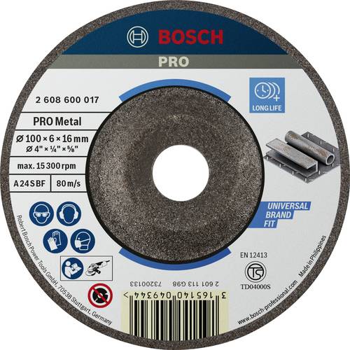 Bosch Accessories 2608600017 2608600017 Schruppscheibe gekröpft