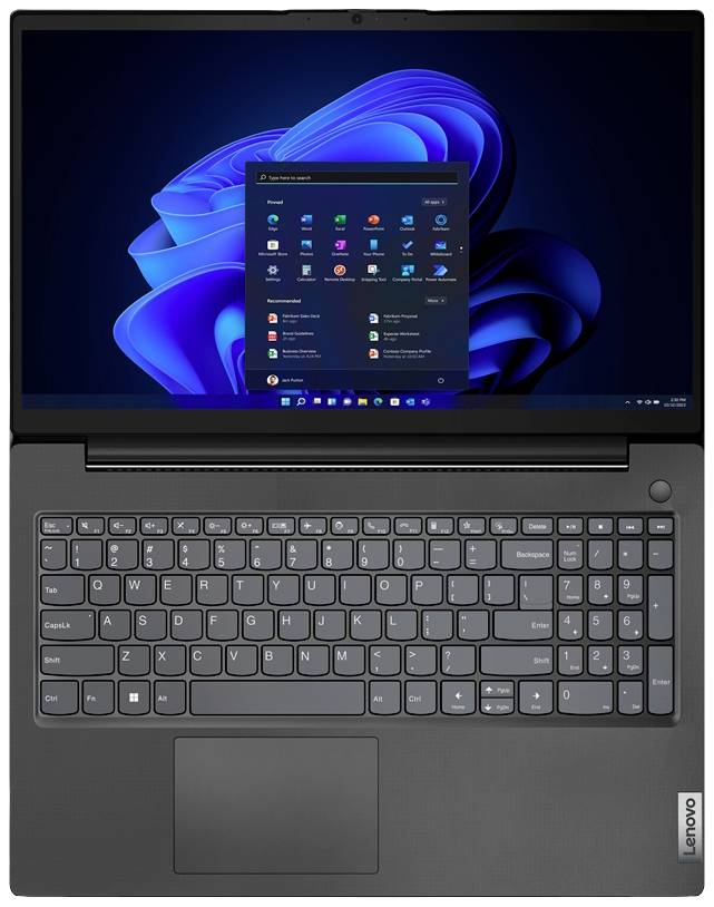 Lenovo Notebook V15 G4 AMN 82YU 39.6 cm (15.6 Zoll) Full HD AMD Ryzen 5 7520U 8 GB RAM 512 GB SSD Deutsch, QWERTZ Schwarz 82YU00QKGE