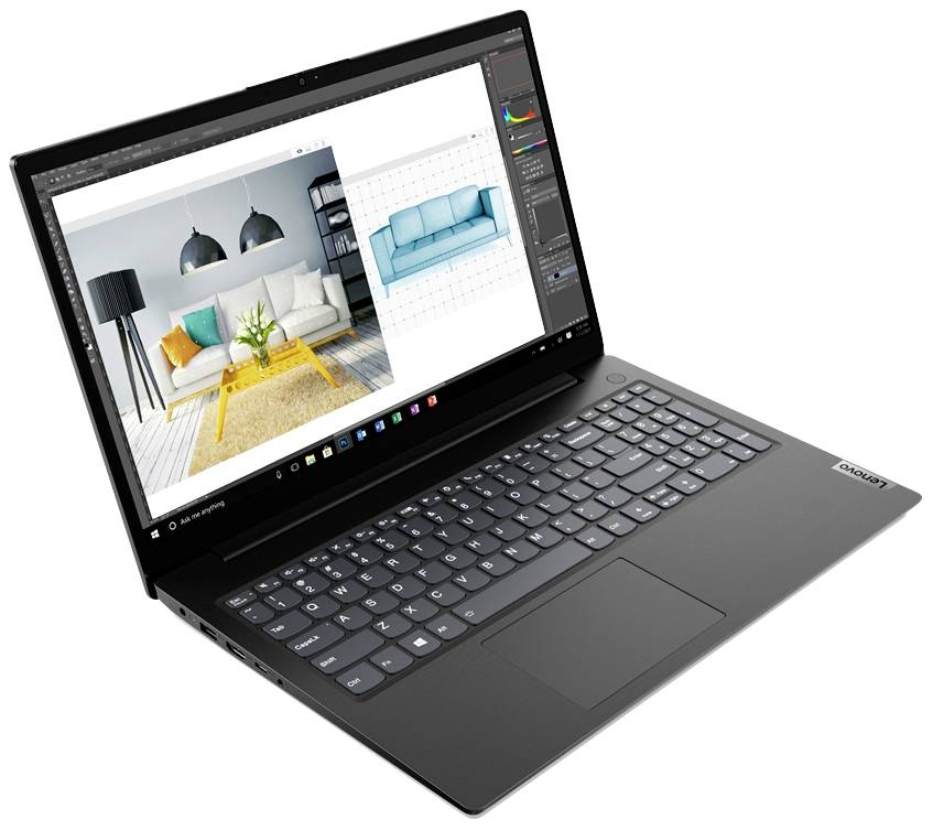 Lenovo Notebook V15 G2-IJL 39.6 cm (15.6 Zoll) Full HD Intel® Celeron® N4500 8 GB RAM 256 GB SSD Deutsch, QWERTZ Schwarz 82QY0026GE