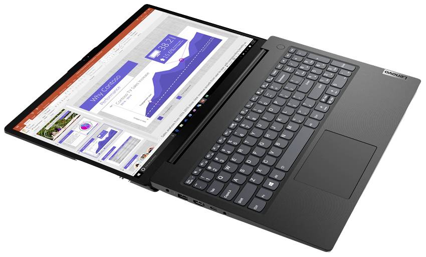 Lenovo Notebook V15 G2-IJL 39.6cm (15.6 Zoll) Full HD Intel® Celeron® N4500 4GB RAM 128GB SSD Intel UHD Graphics FreeDOS Schwarz