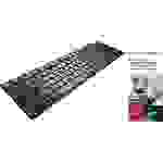 CHERRY Bluetooth® Tastatur Deutsch, QWERTZ Schwarz Geräuscharme Tasten, Wiederaufladbar
