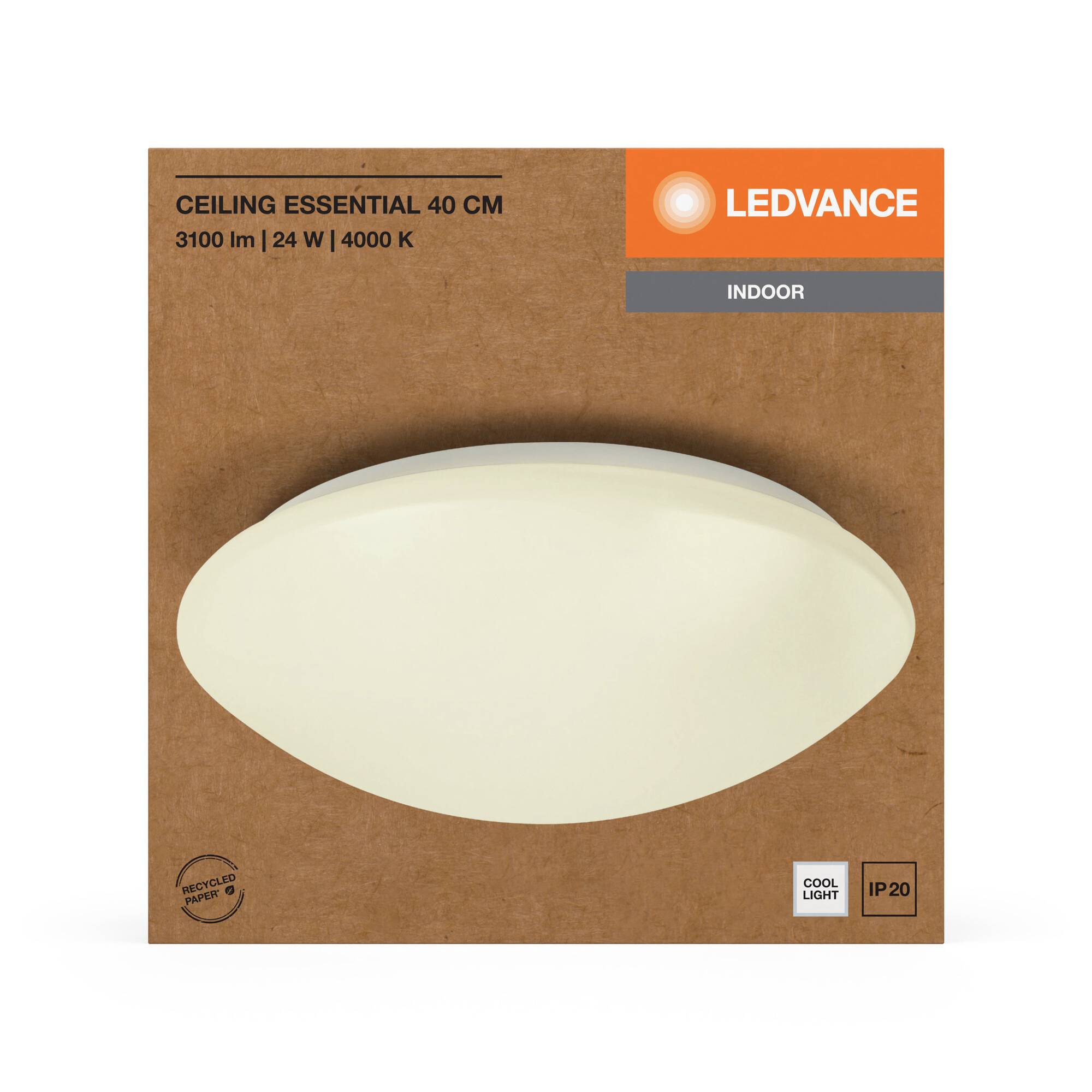 LEDVANCE Ceiling Essential 4099854003134 LED-Wandleuchte 24W LED-Modul Weiß
