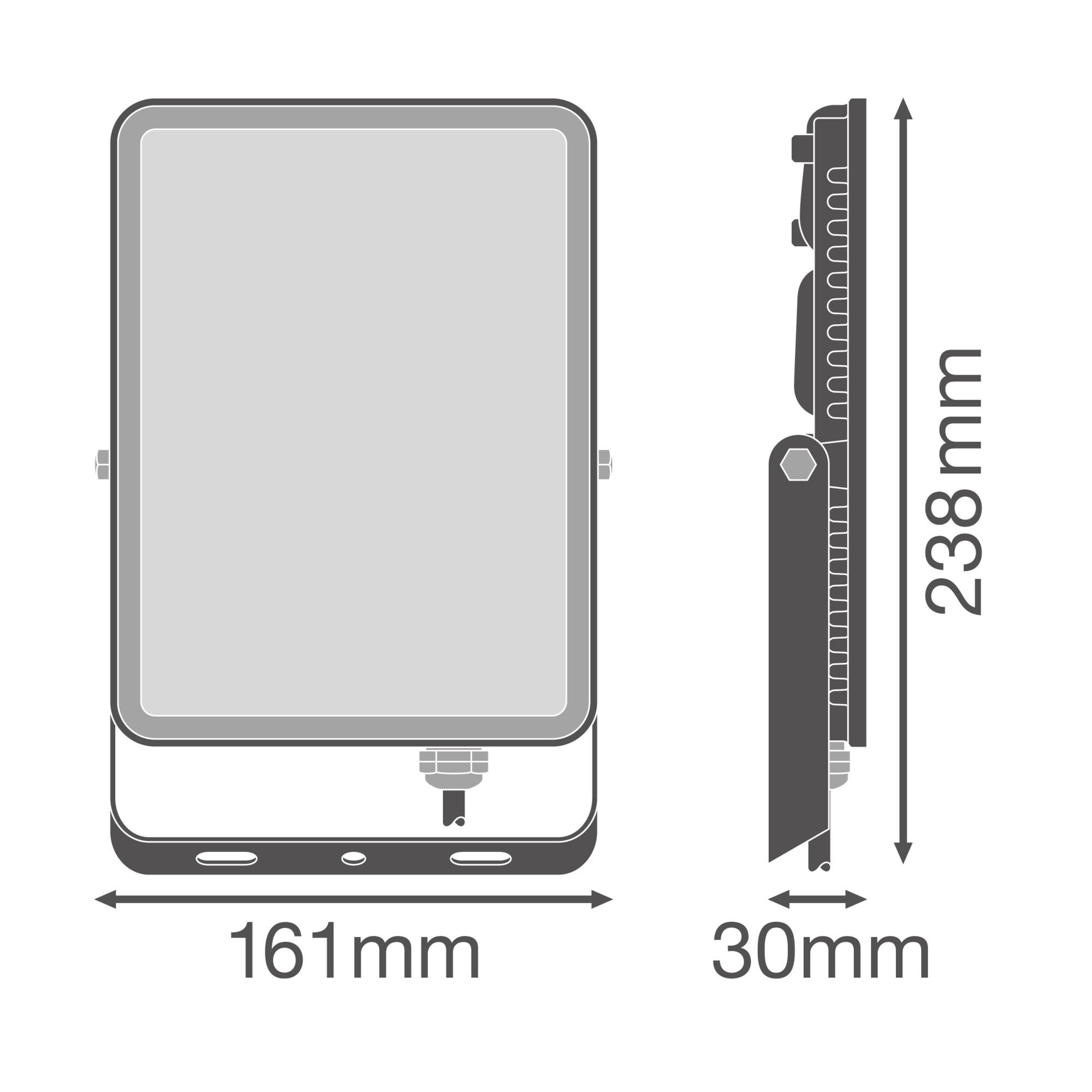 LEDVANCE FL Essential 4058075768116 LED-Flutlichtstrahler 50 W Leuchtfarben: Warmweiß