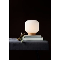 Nordlux Milford 48915001 Tischlampe E27 Braun, Weiß Nordlux Milford 48915001 Tischlampe E27 Braun, Weiß
