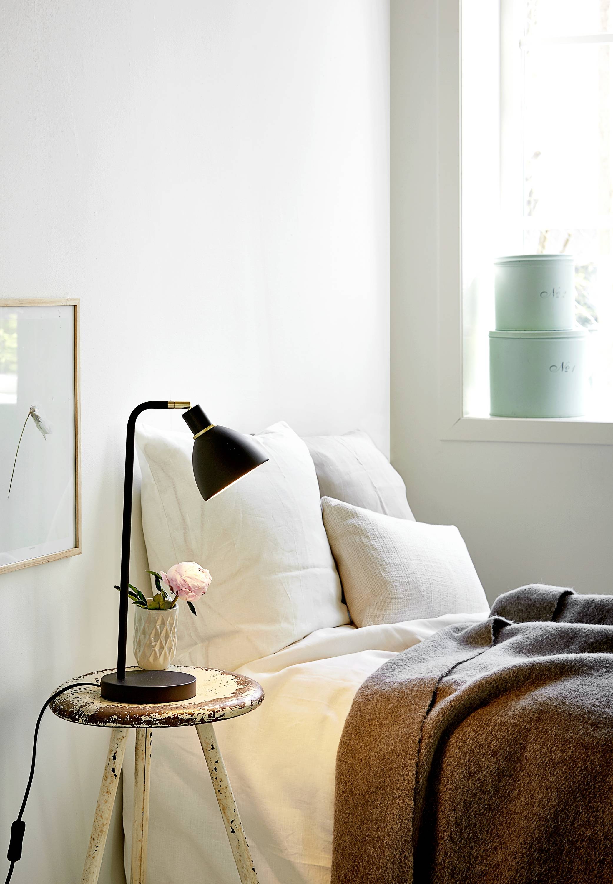 Nordlux Ray 63201003 Tischlampe E14 Schwarz