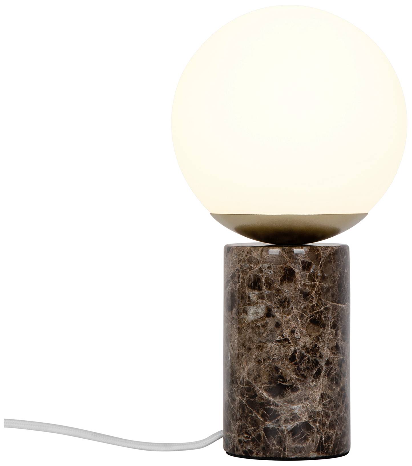 Nordlux Lilly Marble 2213575018 Tischlampe E14 Braun