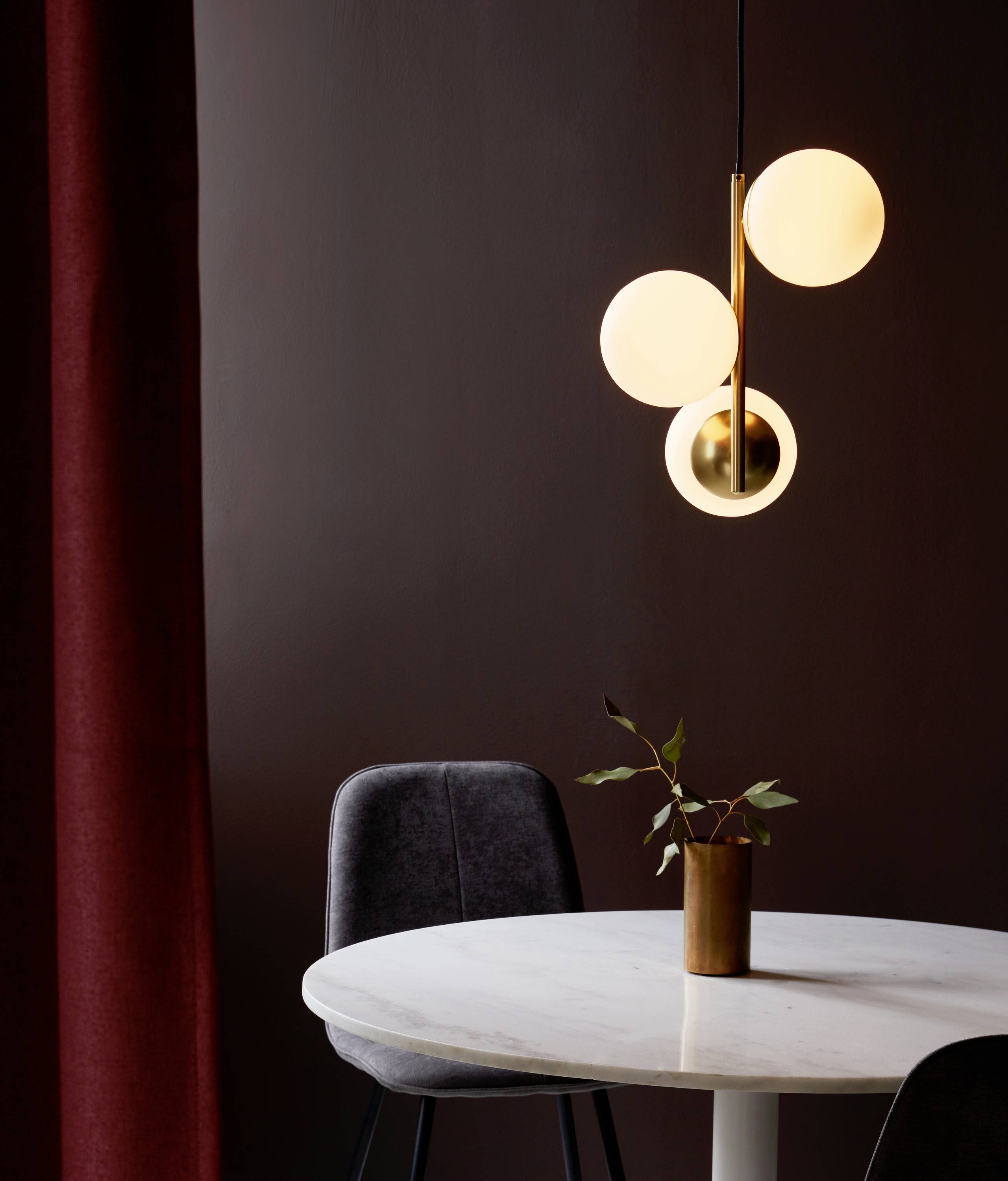 Nordlux Lilly 48603035 Pendelleuchte E14 Messing