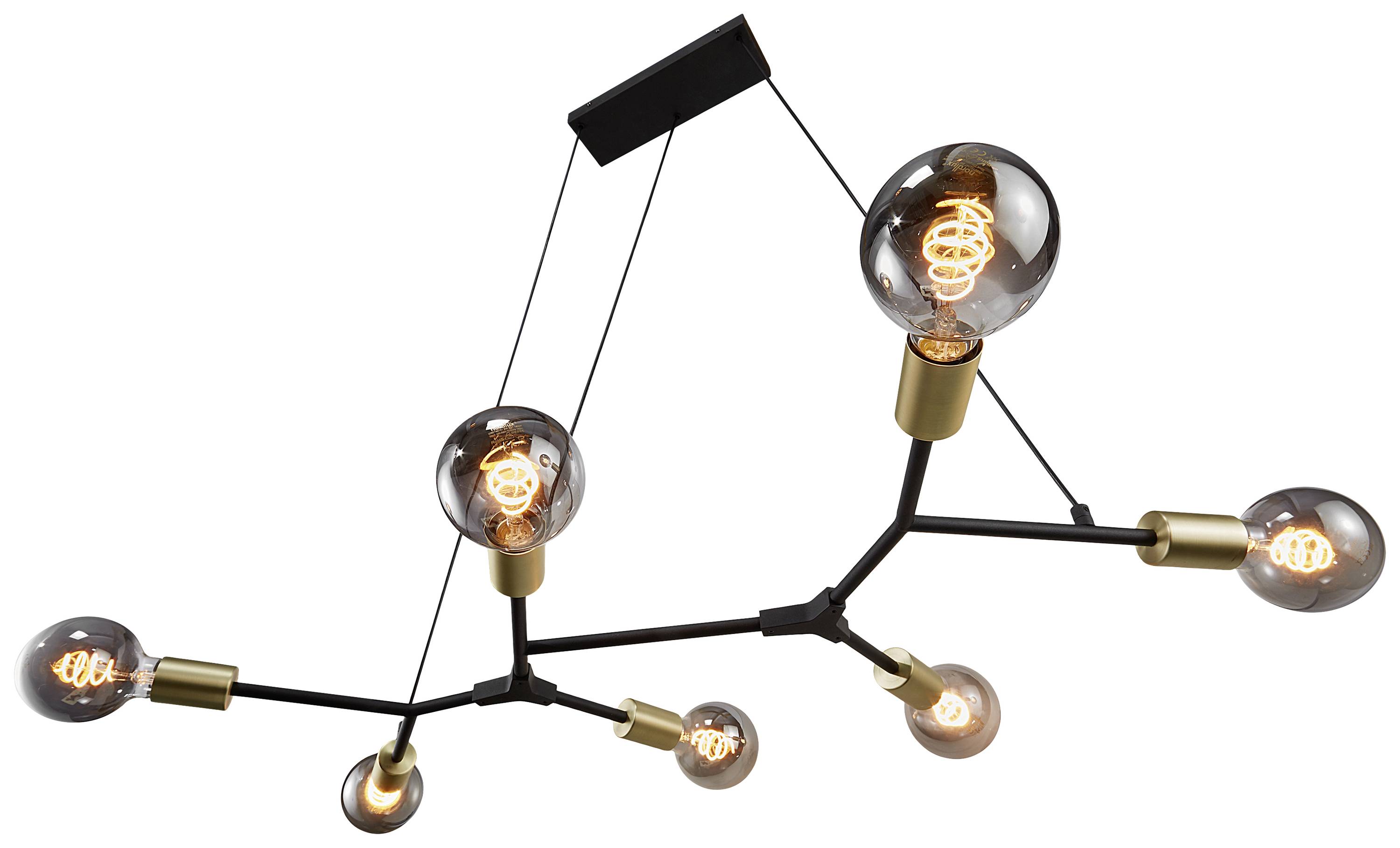 Nordlux Josefine 7-Spot 2010303003 Pendelleuchte E27 Schwarz