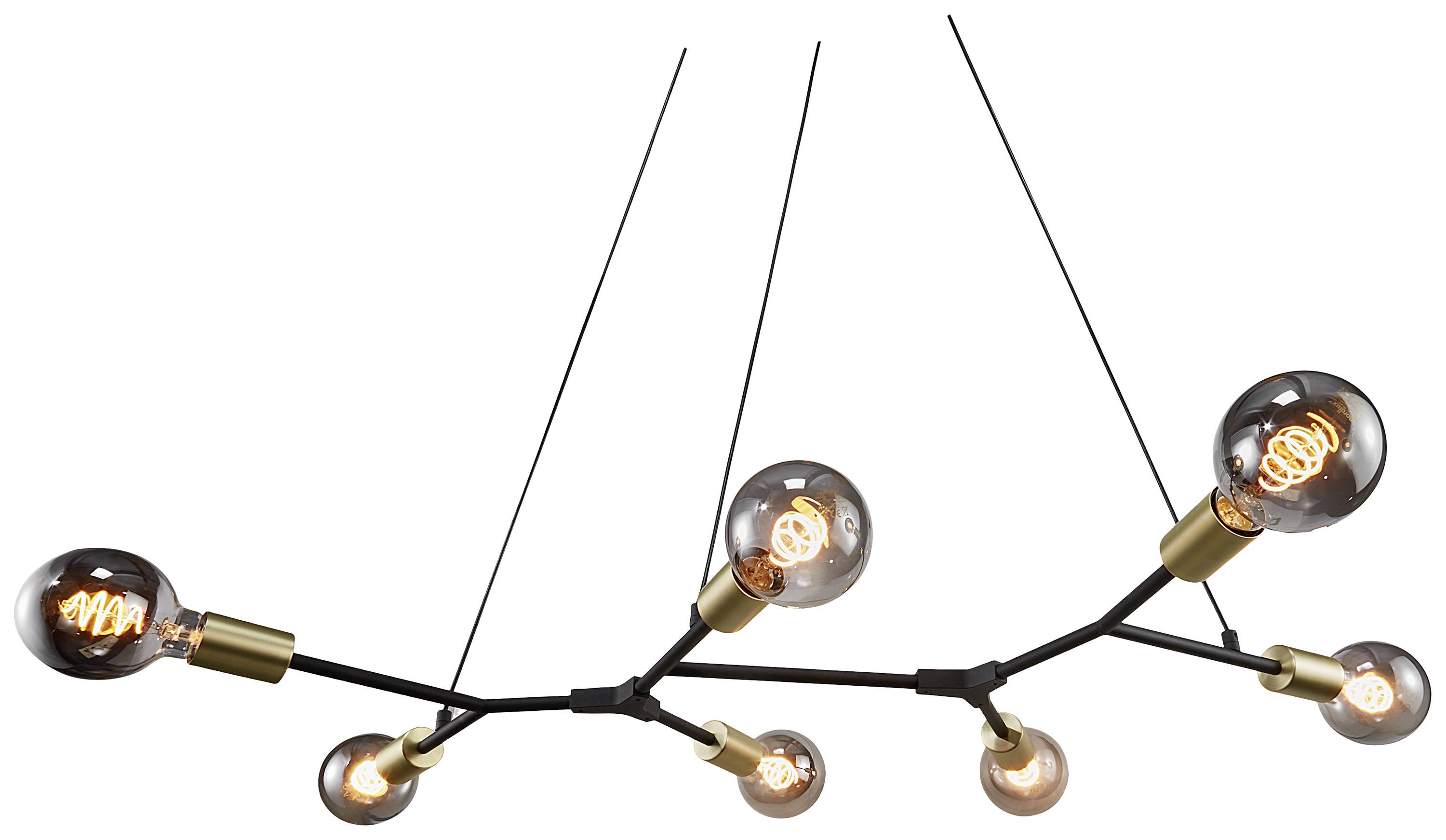 Nordlux Josefine 7-Spot 2010303003 Pendelleuchte E27 Schwarz