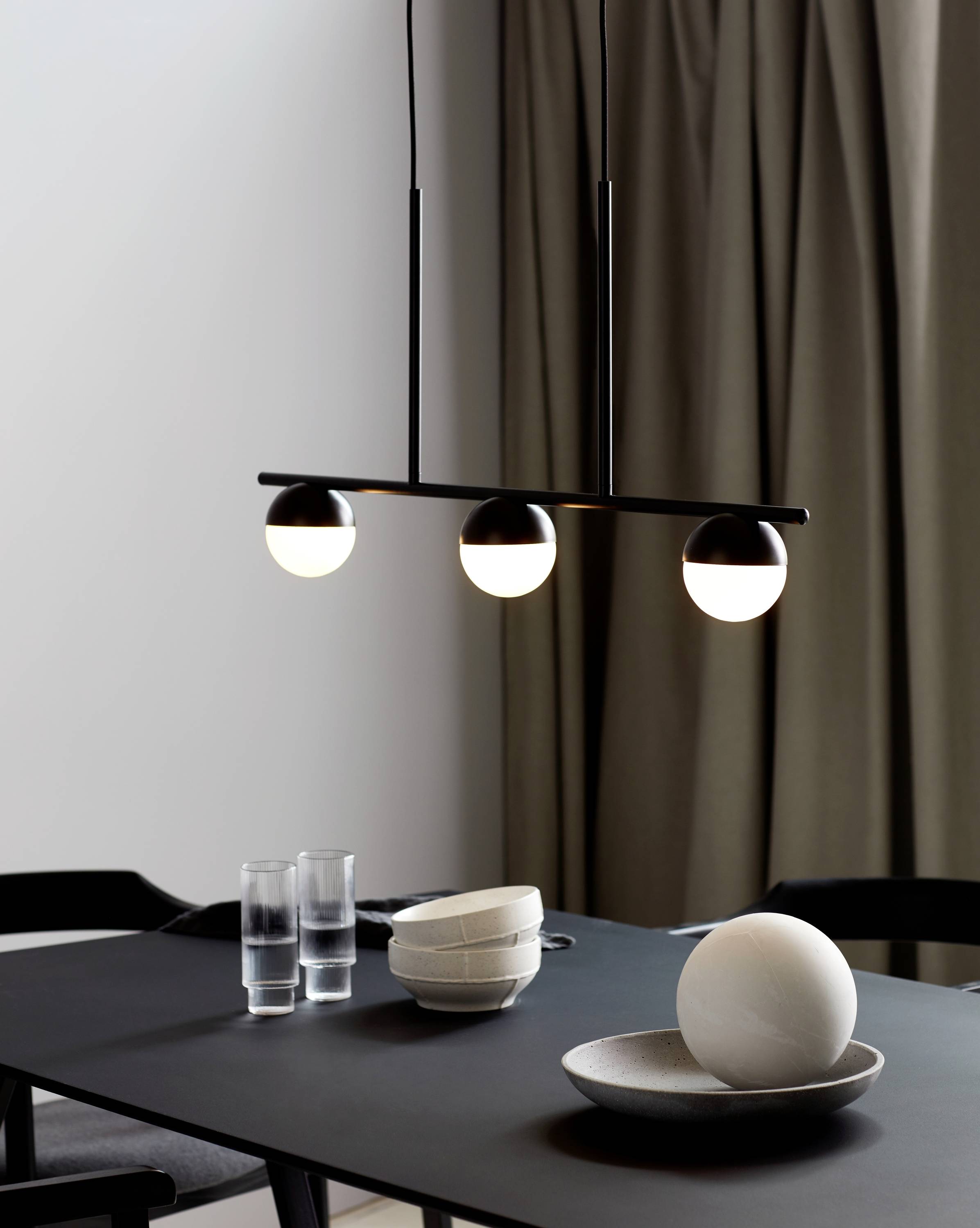 Nordlux Contina 3-Spot 2010953003 Pendelleuchte G9 Schwarz