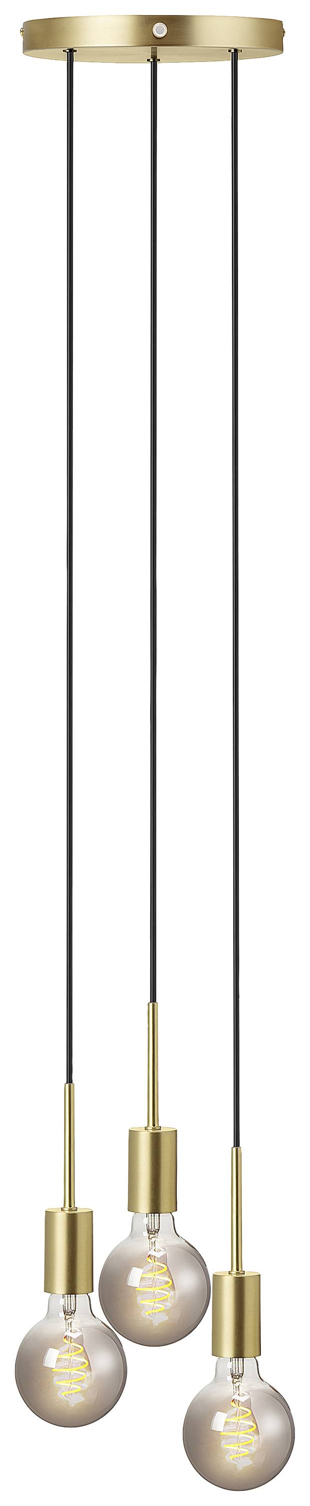 Nordlux Paco 3-Spot 2112063035 Pendelleuchte E27 Messing