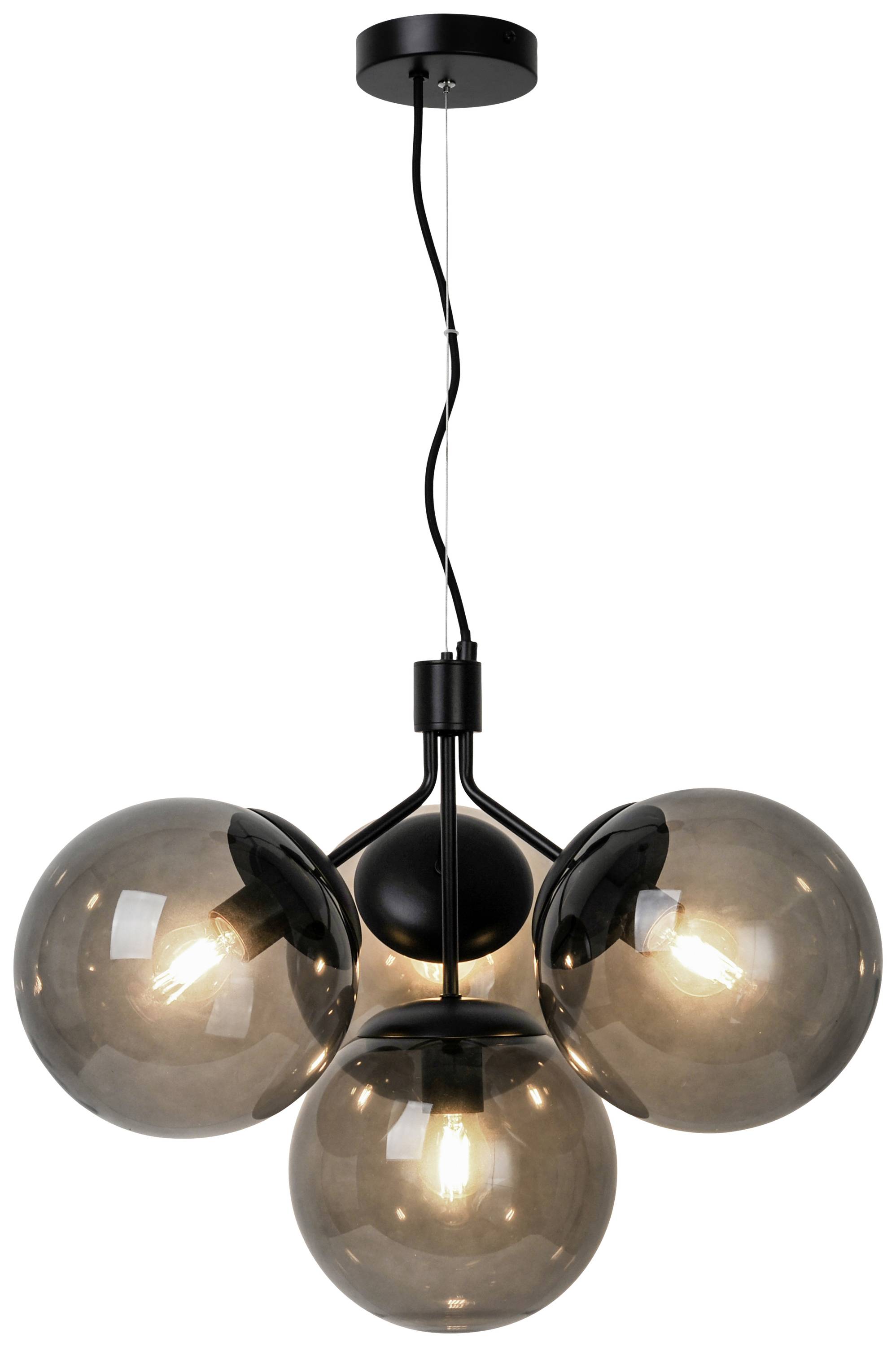 Nordlux Ivona 4-Spot 2112153003 Pendelleuchte E27 Schwarz