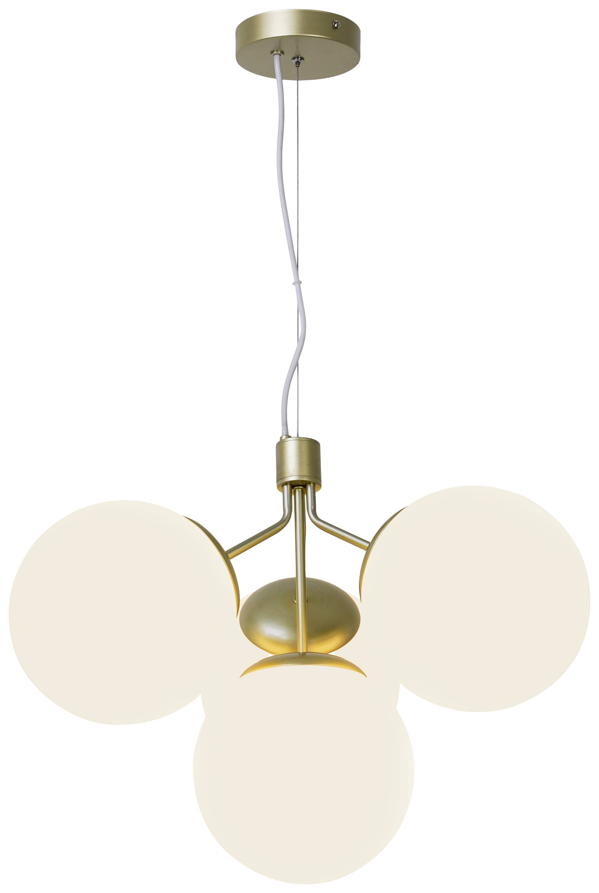 Nordlux Ivona 4-Spot 2112153035 Pendelleuchte E27 Messing