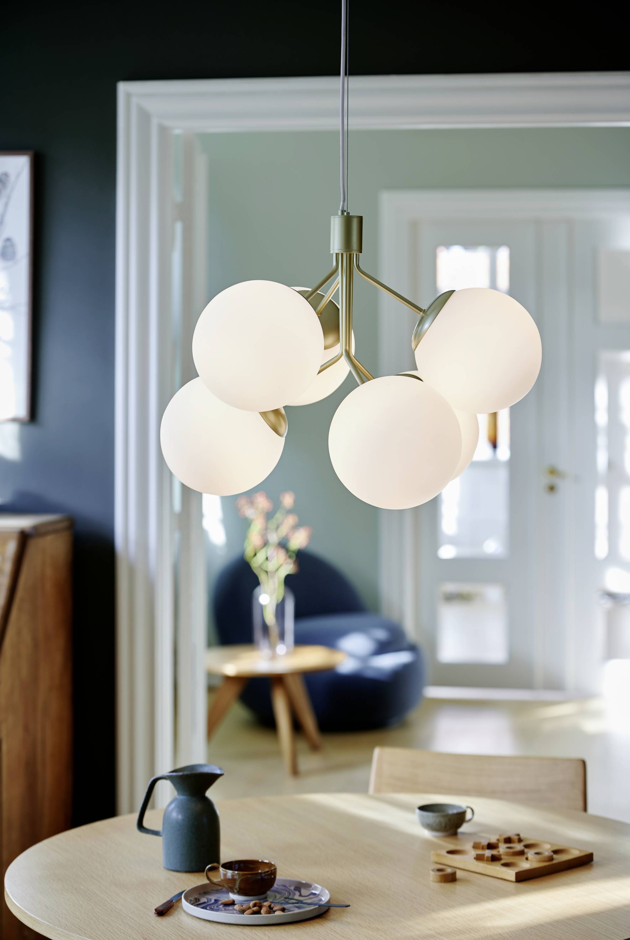 Nordlux Ivona 6-Spot 2112163035 Pendelleuchte E27 Messing