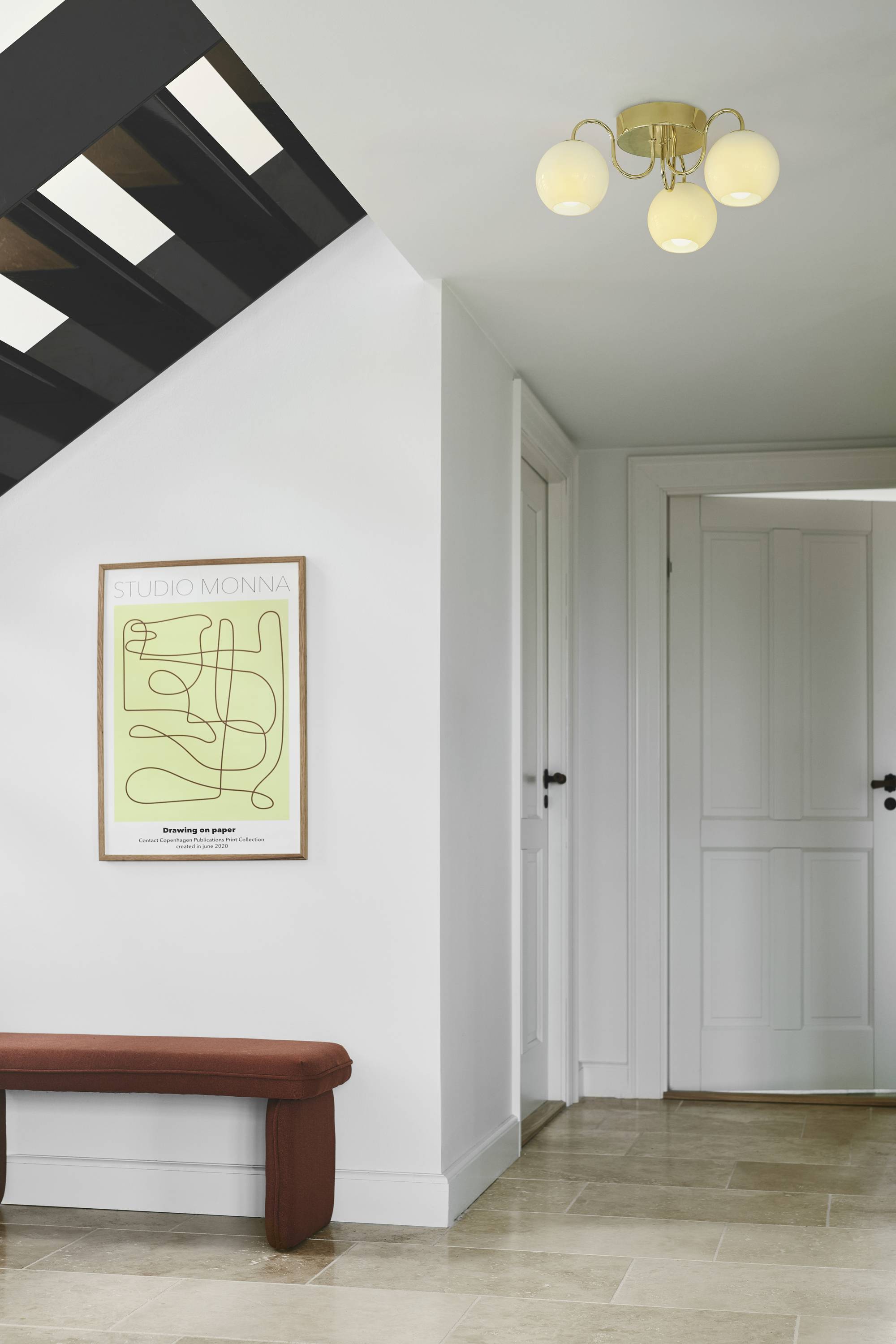 Nordlux 2312506035 Franca Deckenleuchte E14 Messing