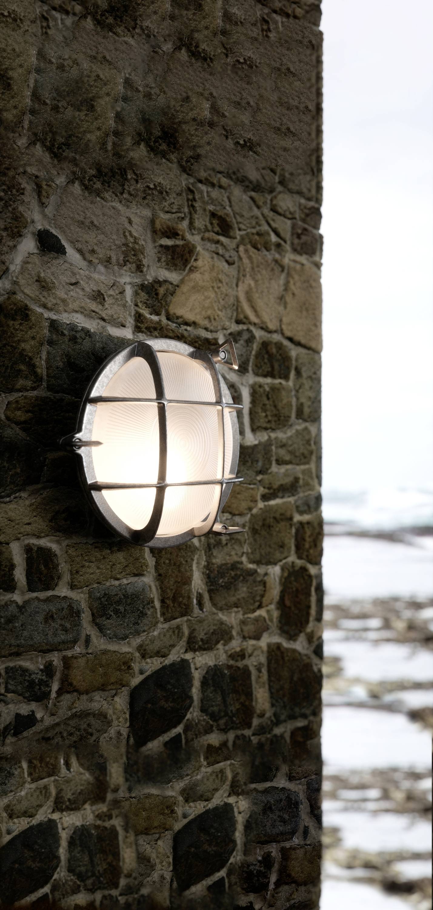 Nordlux Polperro 49021055 Außenwandleuchte E27 Nickel