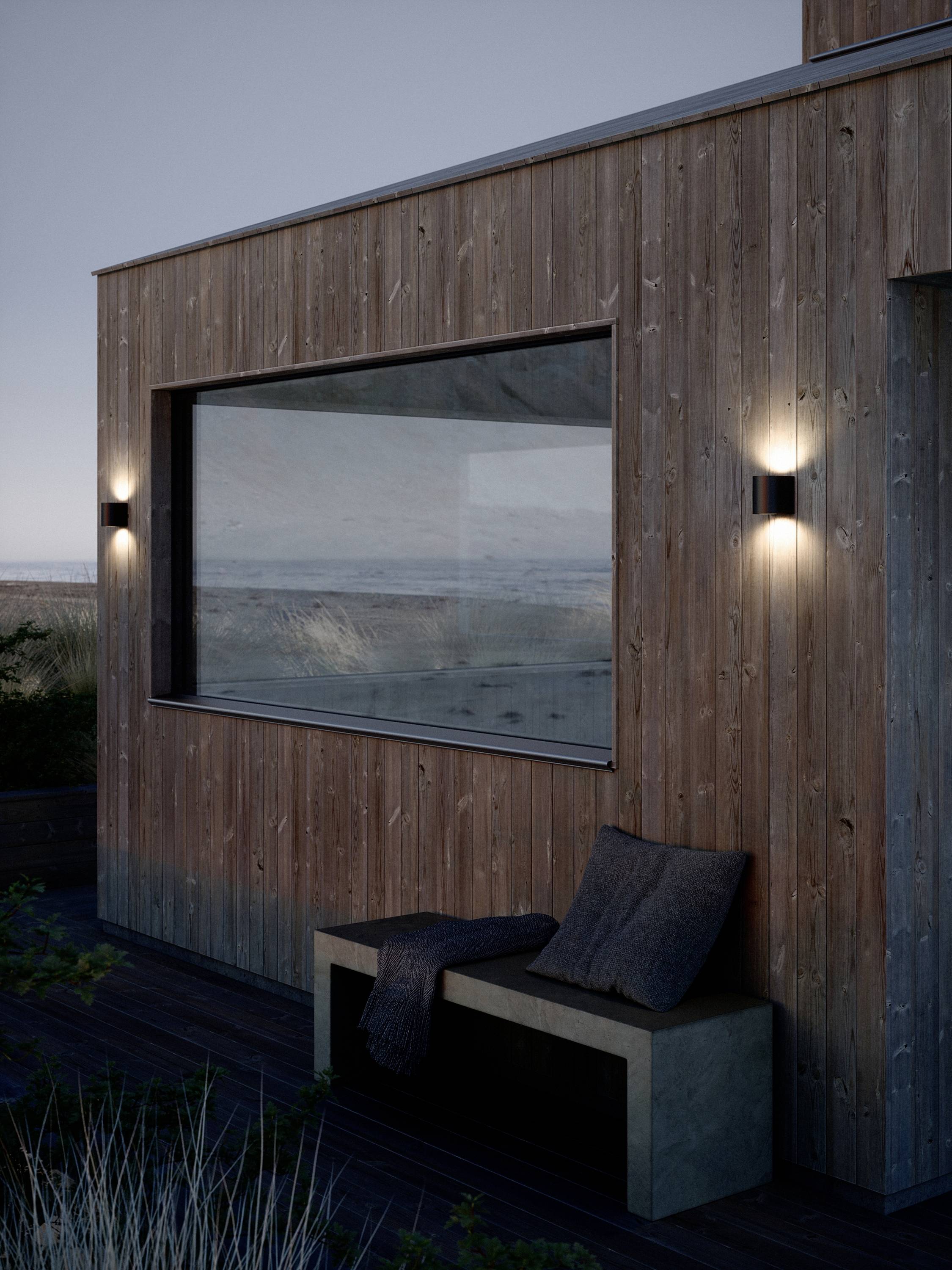 Nordlux Canto 2 49701203 LED-Außenwandleuchte 10.60W LED-Modul Schwarz