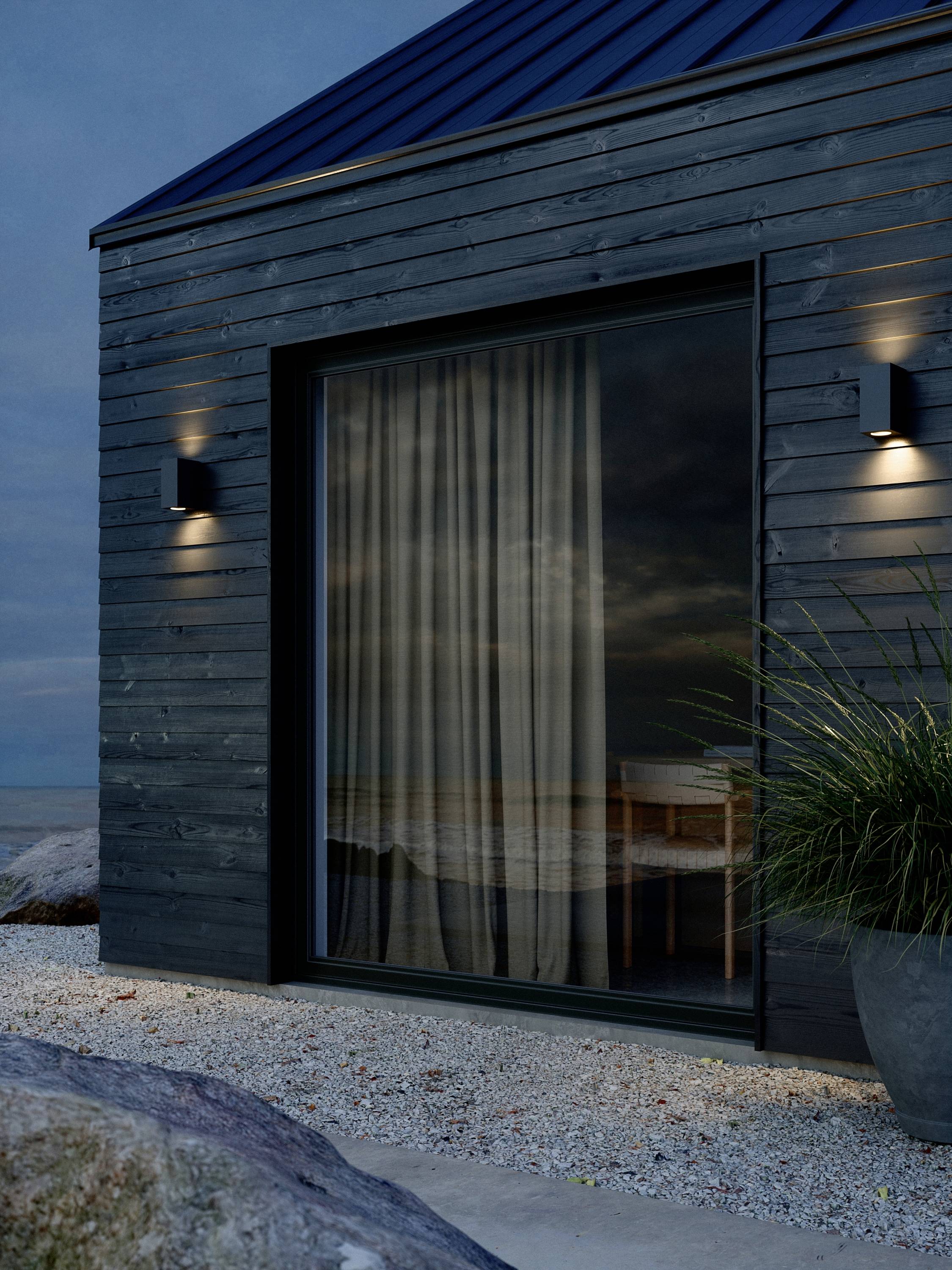 Nordlux Canto Maxi Kubi 2 49731203 Außenwandleuchte GU10 Schwarz