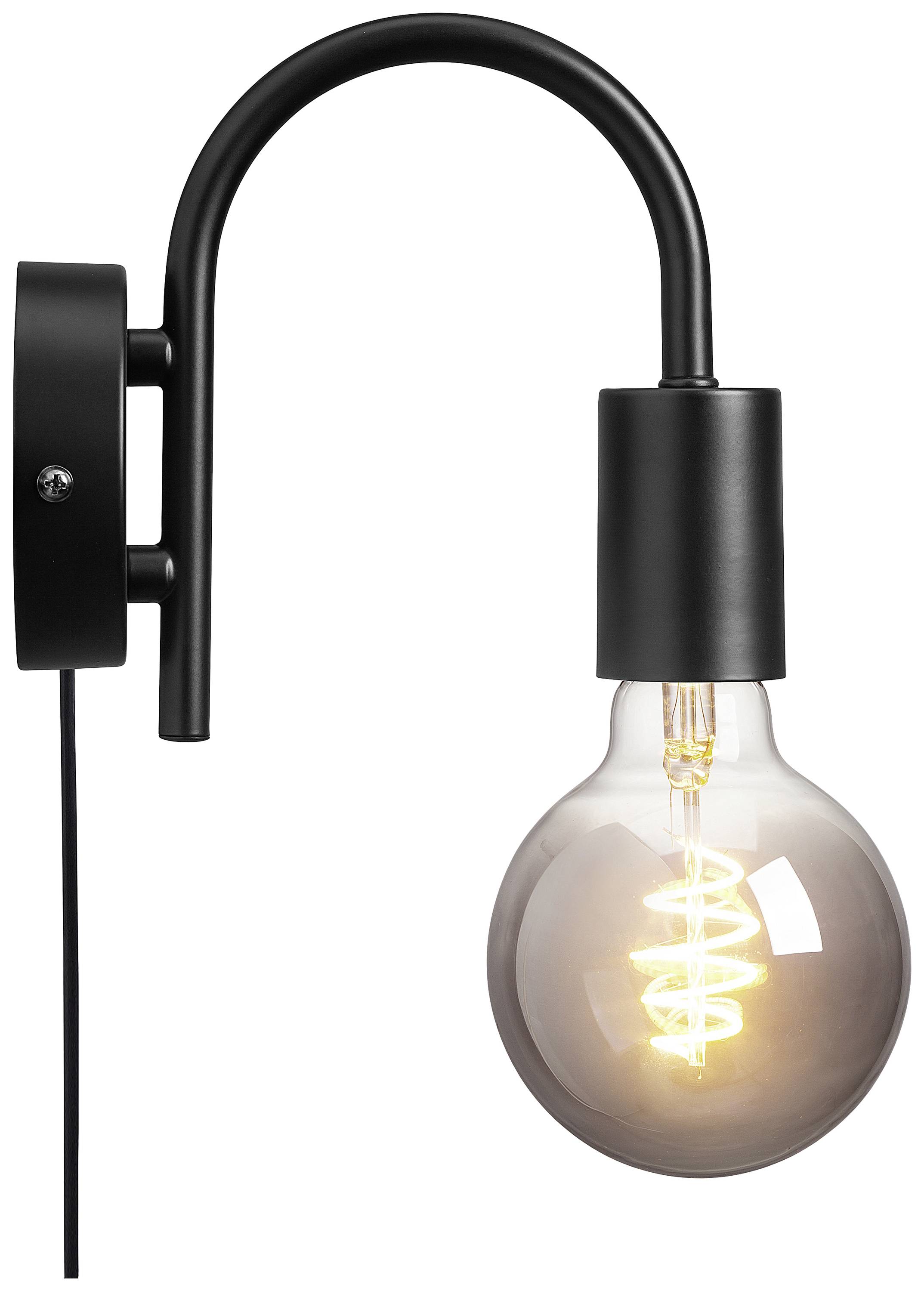 Nordlux Paco 2112071003 Wandleuchte E27 Schwarz