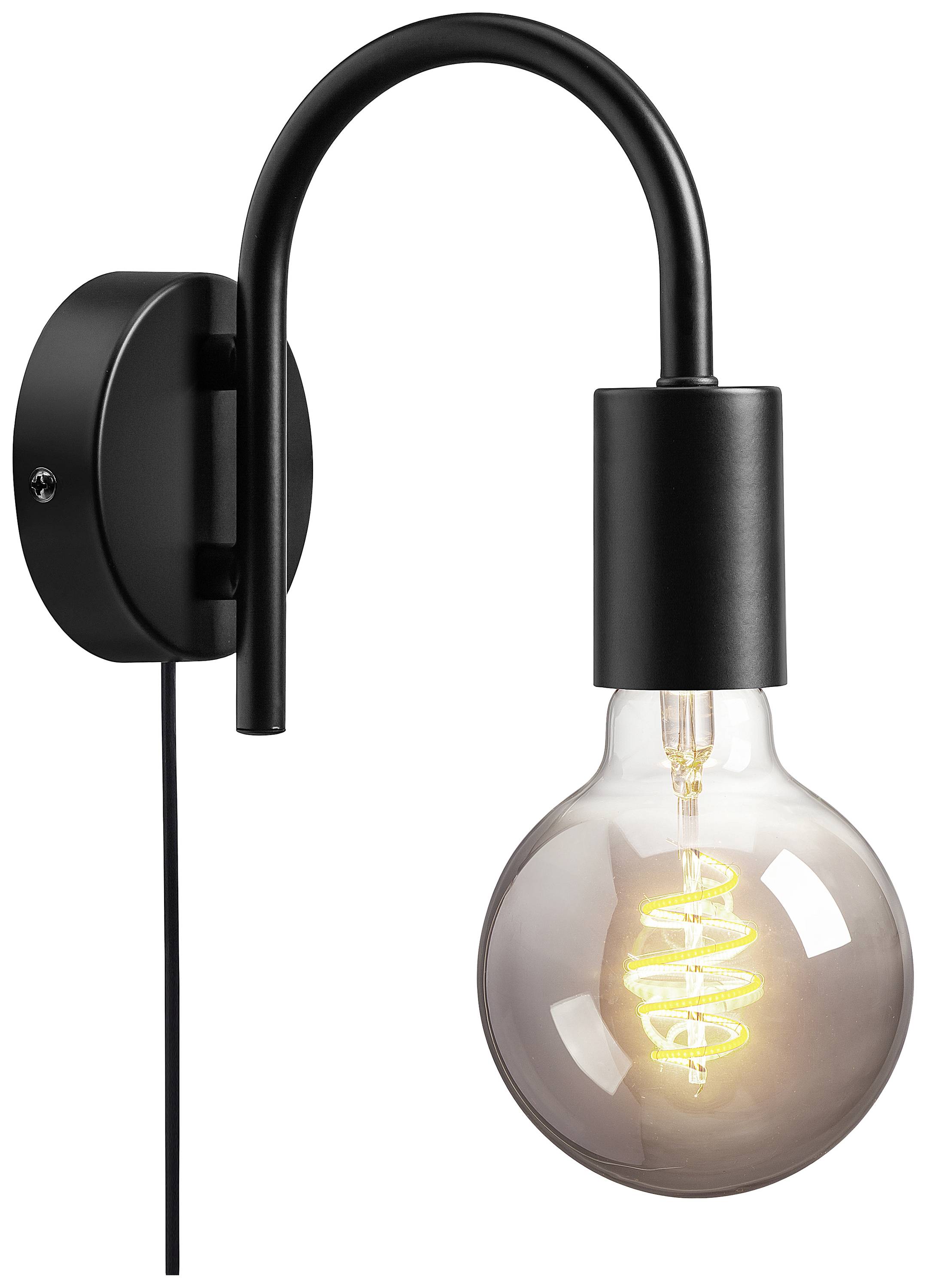 Nordlux Paco 2112071003 Wandleuchte E27 Schwarz