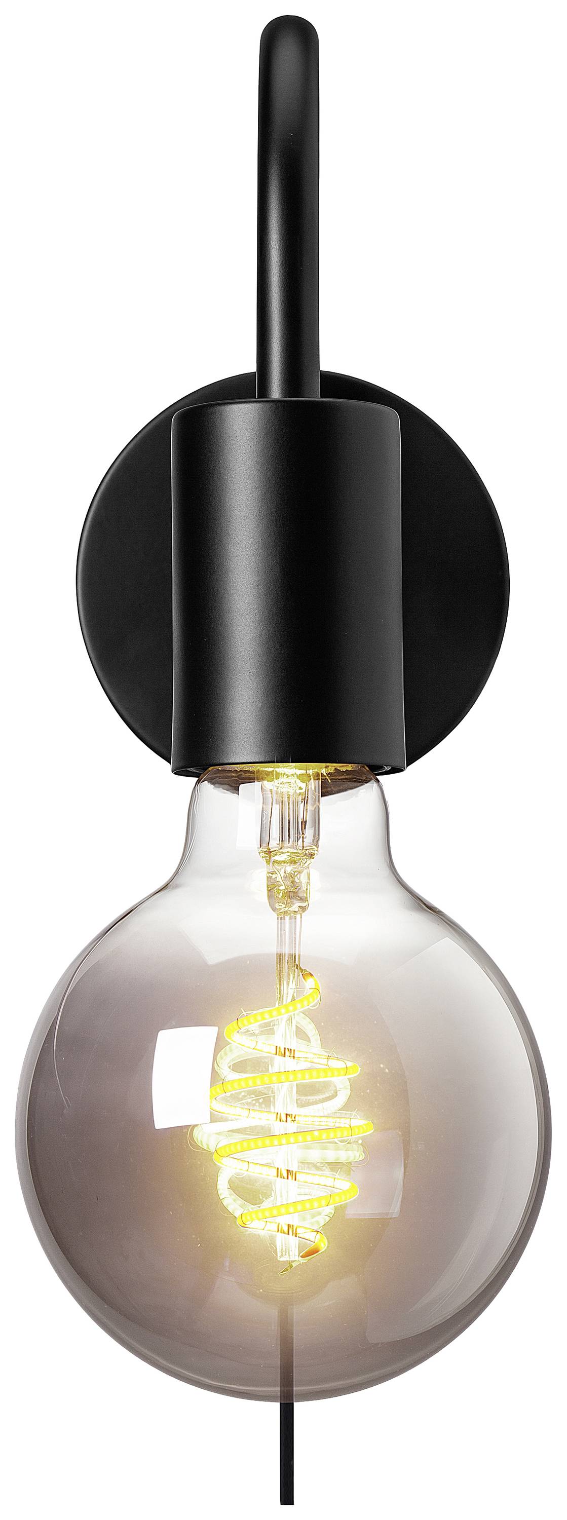 Nordlux Paco 2112071003 Wandleuchte E27 Schwarz