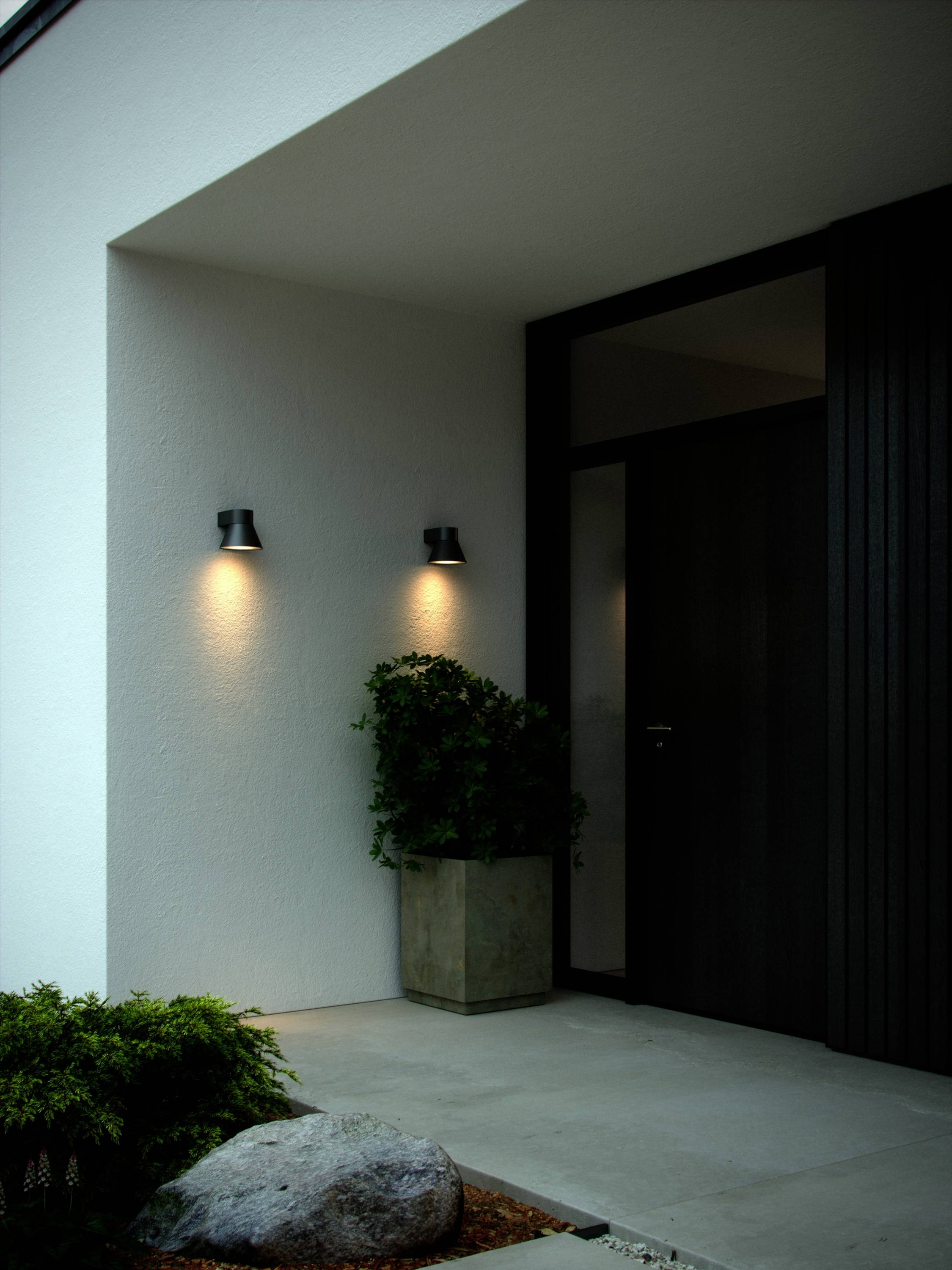 Nordlux Kyklop Cone 2318071003 Wandleuchte GU10 Schwarz