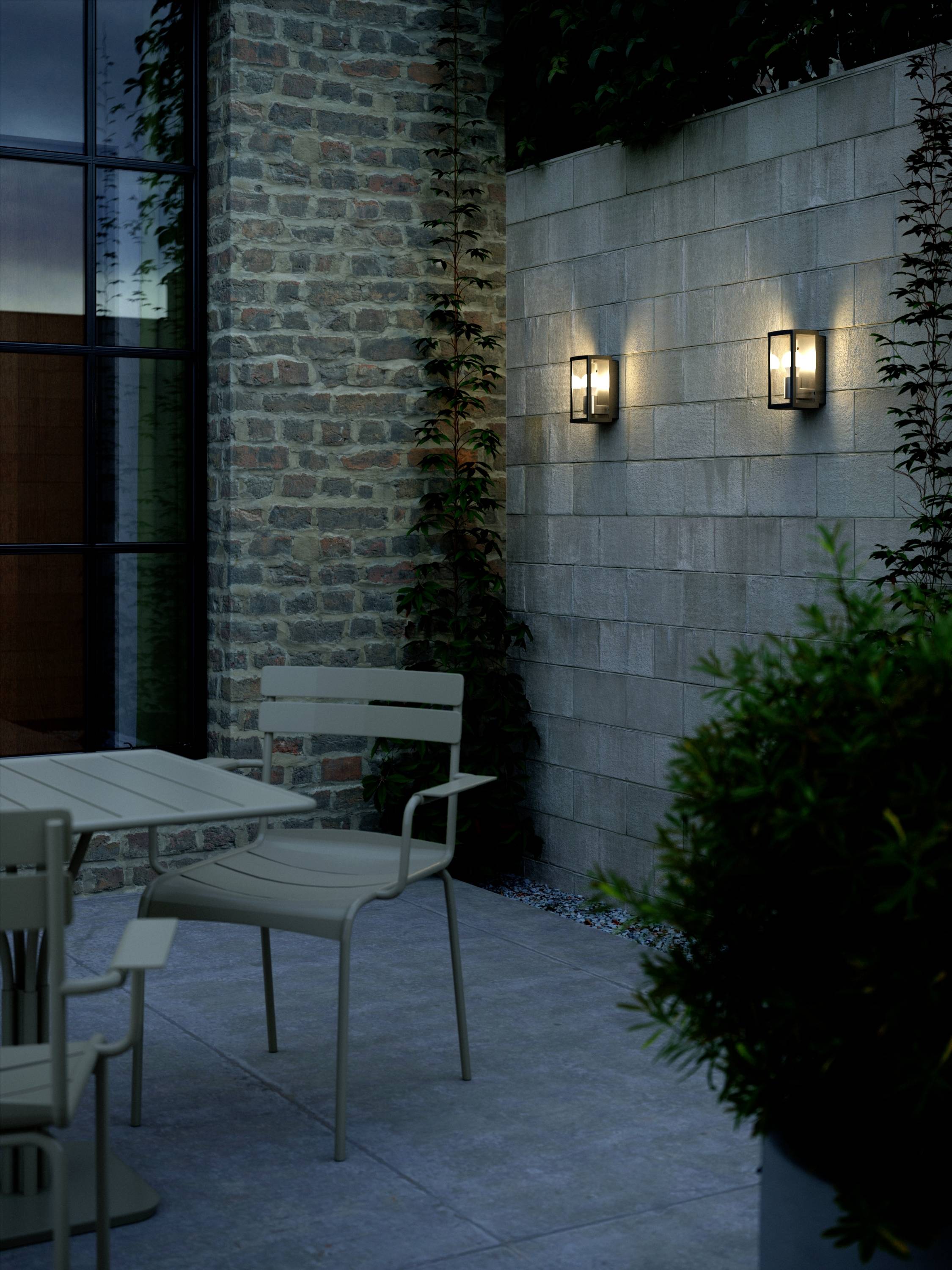 Nordlux Luchy 2418231003 Wandleuchte E27 Schwarz