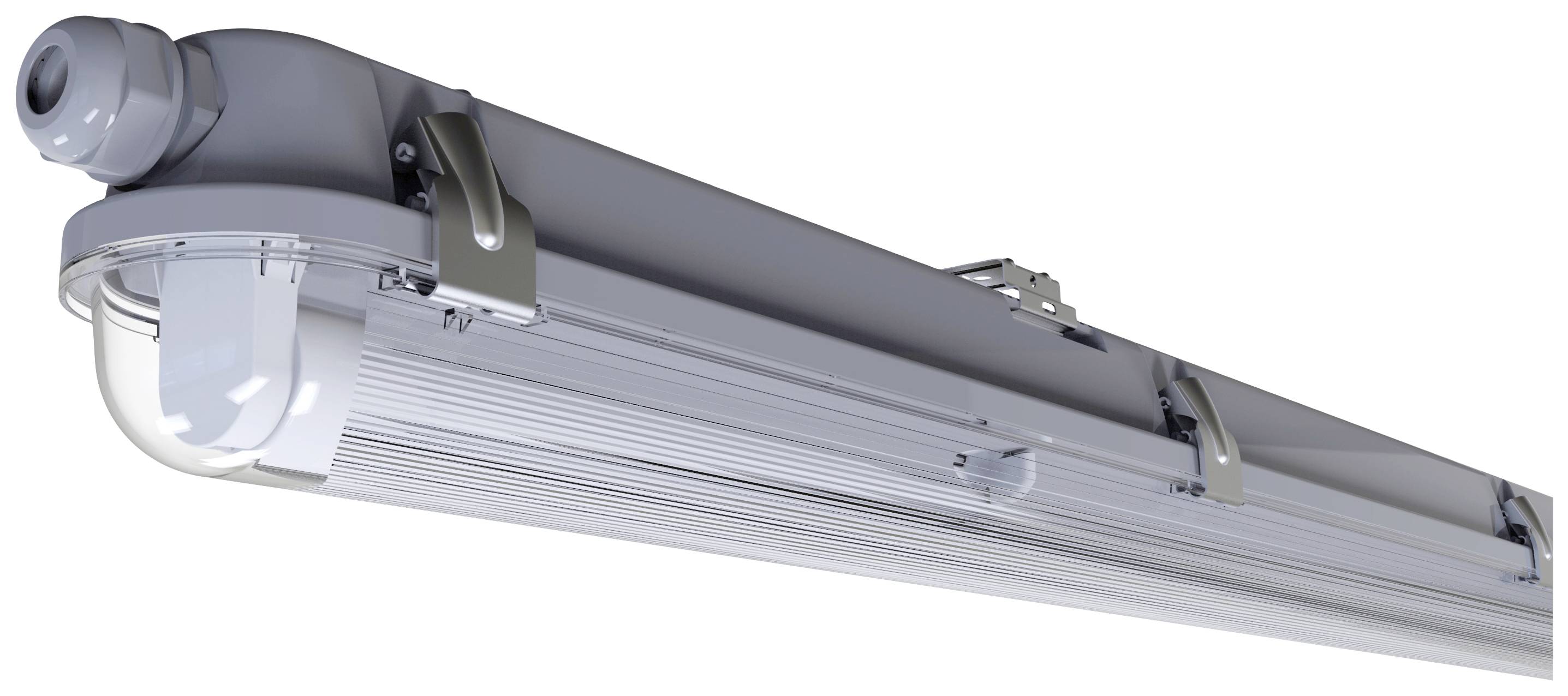 Nordlux Works IP65 1x24 LED-Unterbauleuchte LED G13 24.00W Neutralweiß Grau
