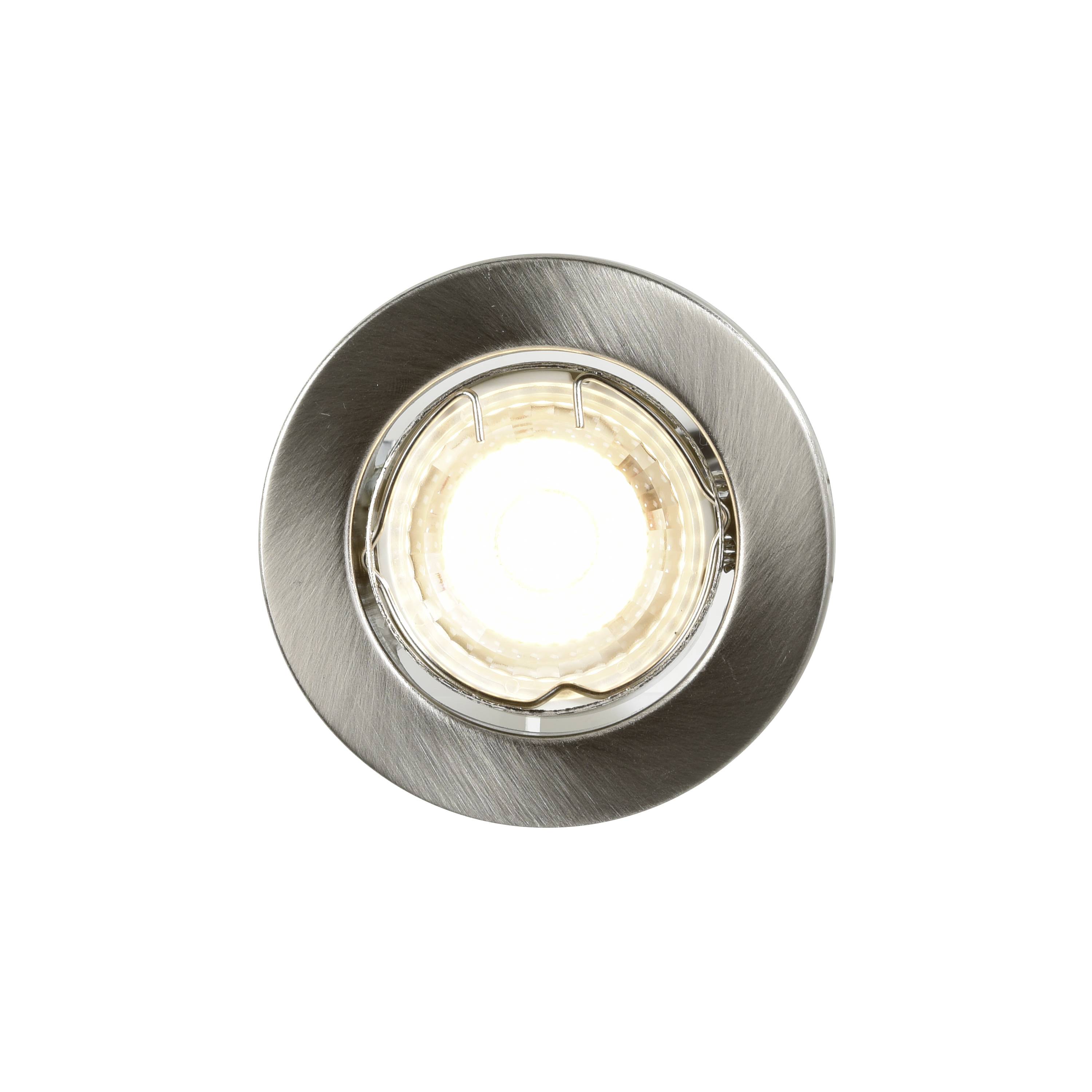 Nordlux 49330155 Canis 3-Kit 2700K LED-Einbauleuchte GU10 4.70W Chrom