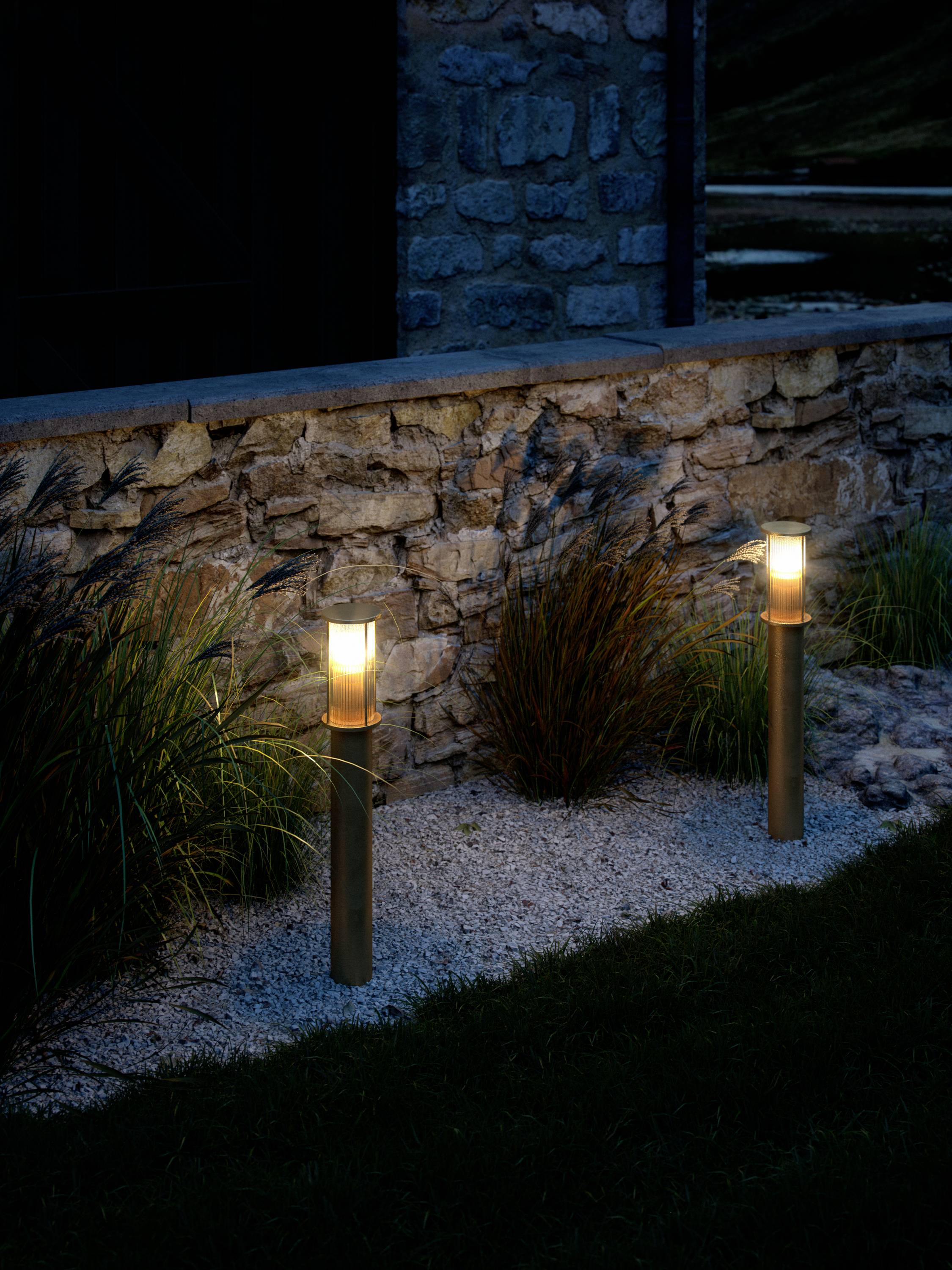 Nordlux 2218308035 Linton Pollerleuchte E27 Messing