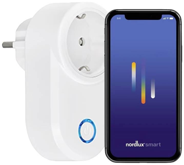 Nordlux Smart FR 2170210001 Funk Smarte WLAN-Steckdose 2300W