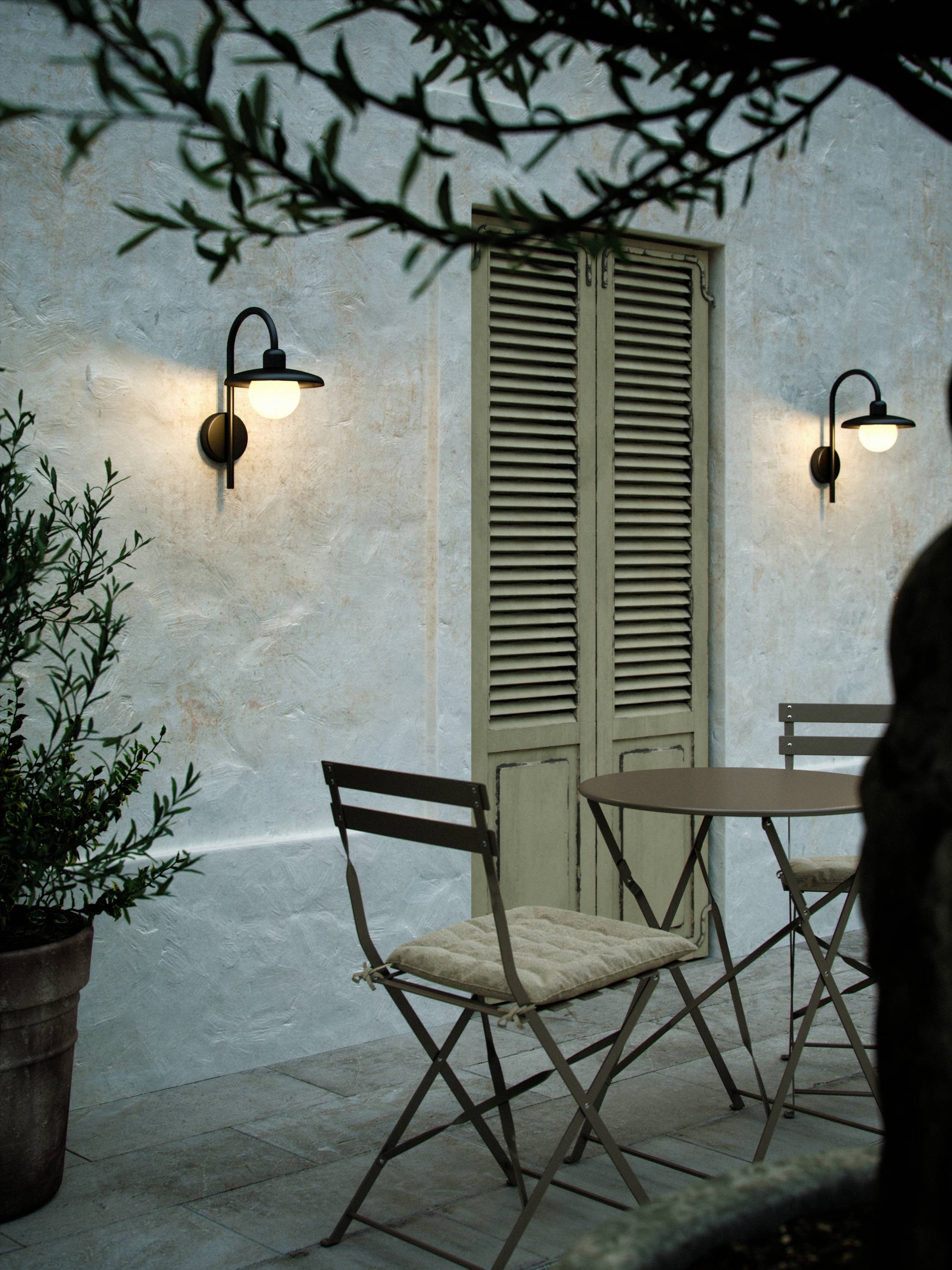 Nordlux Berlo 2418191003 Wandleuchte E27 Schwarz