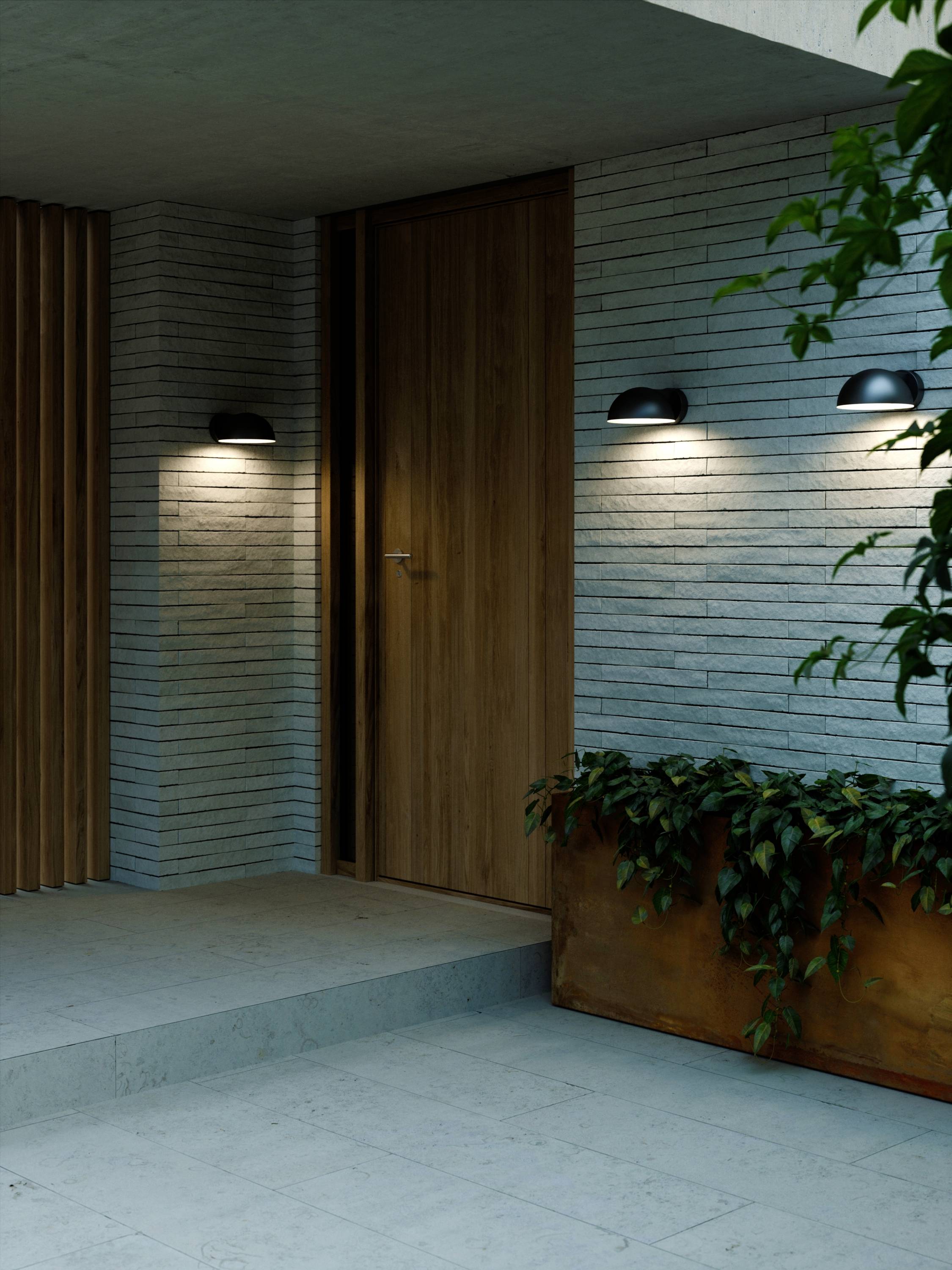 Nordlux Clarso 2418211003 Wandleuchte E27 Schwarz