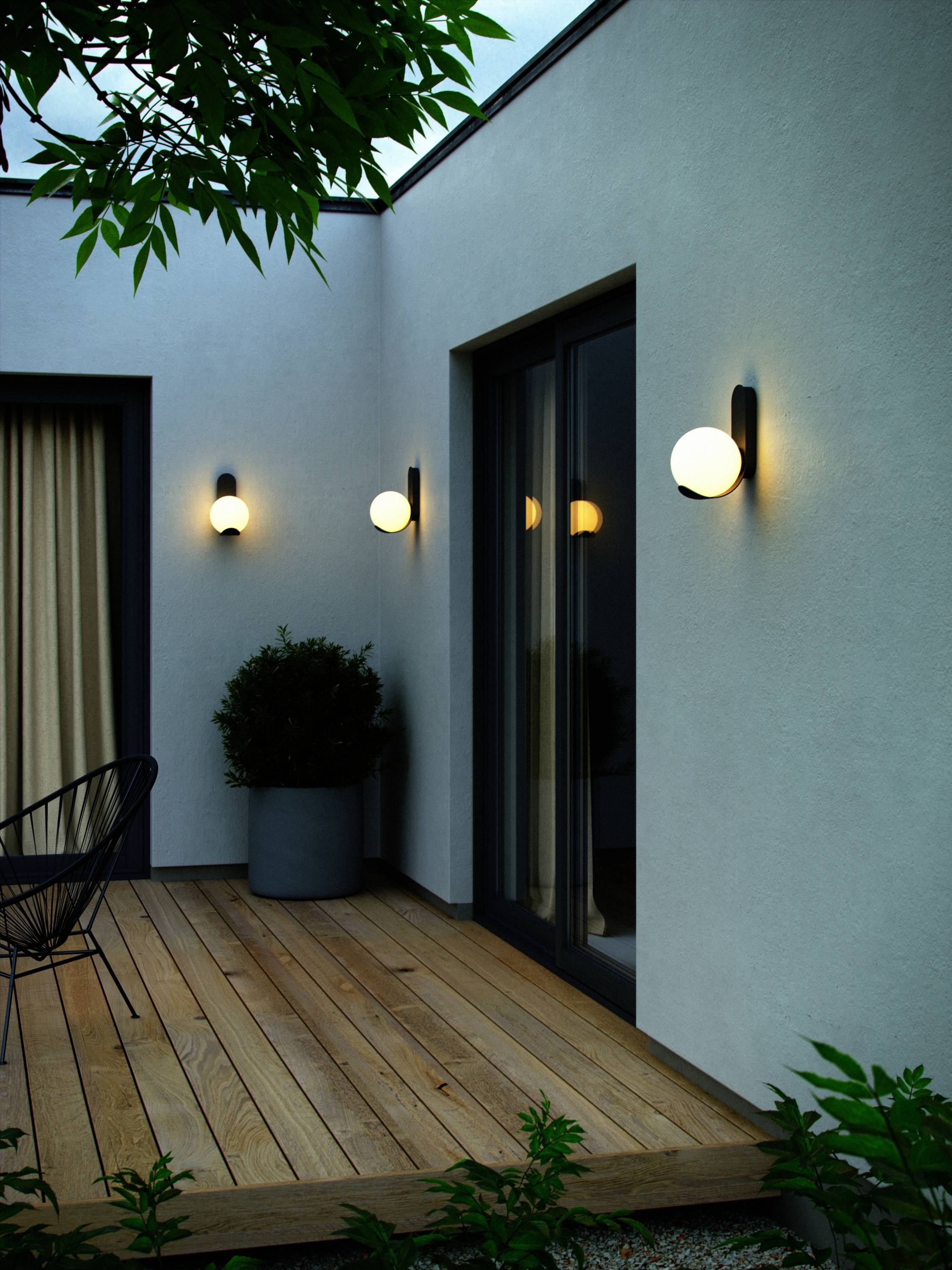 Nordlux Dalius 2418271003 Wandleuchte E27 Schwarz