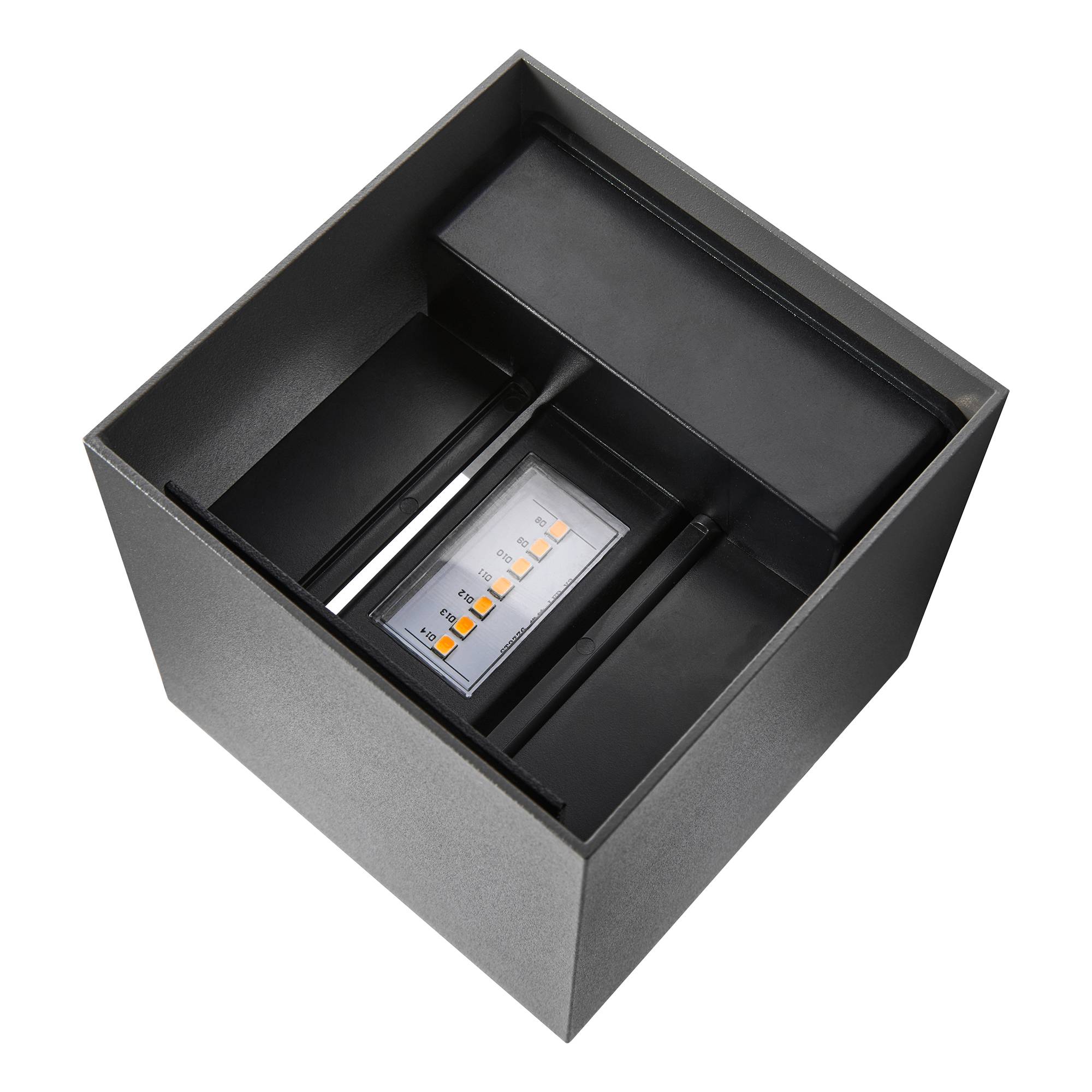 Nordlux Milda kubi 2418331050 LED-Außenwandleuchte 4.90W LED-Modul Anthrazit