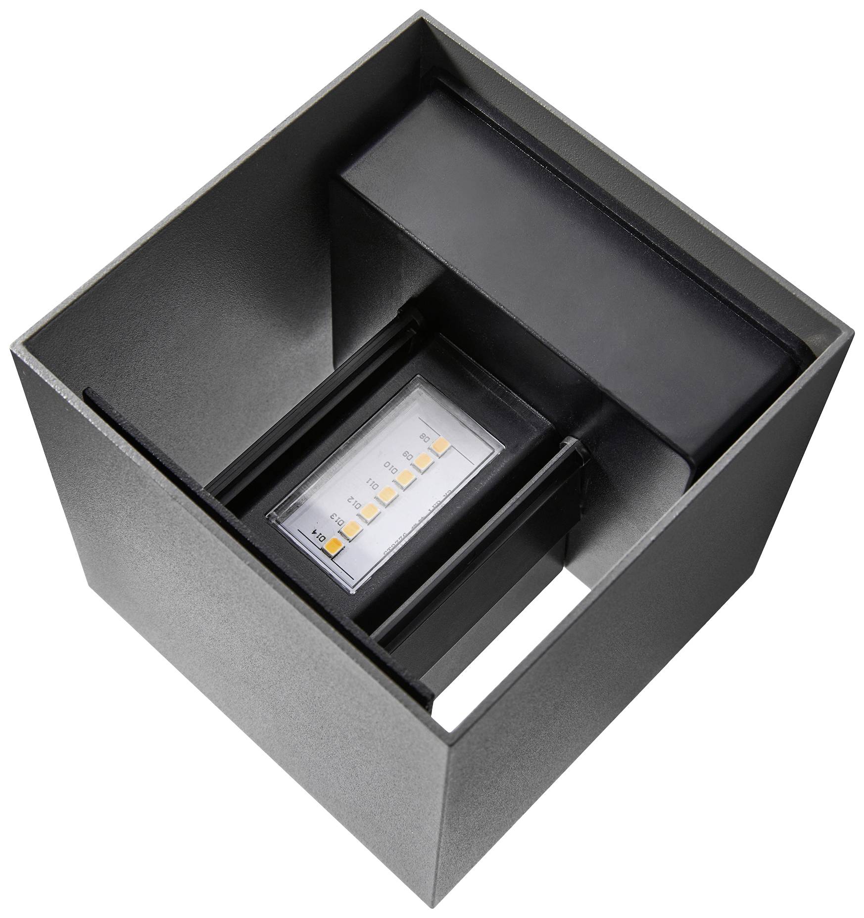 Nordlux Milda kubi 2418331050 LED-Außenwandleuchte 4.90W LED-Modul Anthrazit