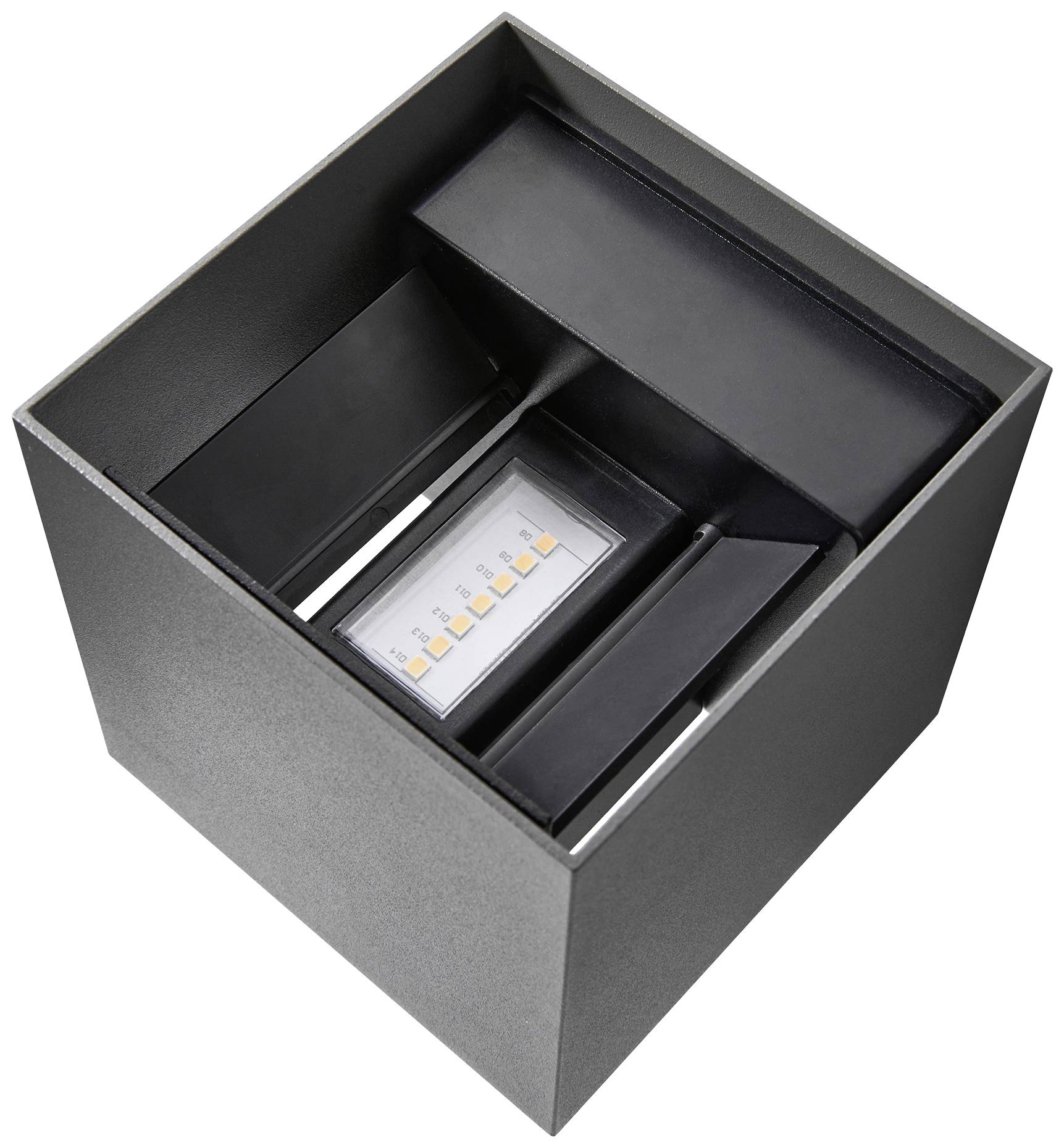 Nordlux Milda kubi 2418331050 LED-Außenwandleuchte 4.90W LED-Modul Anthrazit