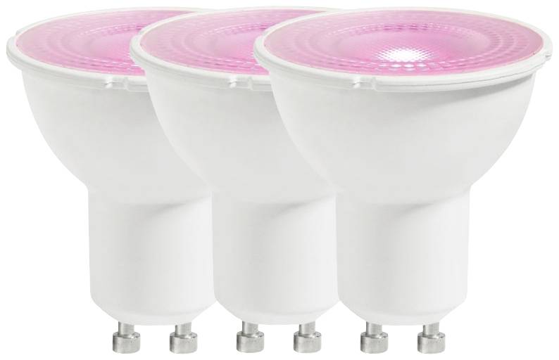Nordlux 2270061000 LED EEK F (A - G) GU10 4.70W Warmweiß bis Kaltweiß, RGB 3St.