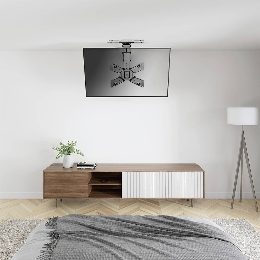 My Wall HL48ML TV-Deckenhalterung für Google Home, Mit Fernbedienung, Neigbar, Zusammenklappbar, Motorisiert 58,4 cm (23") - 165,1 cm (65")