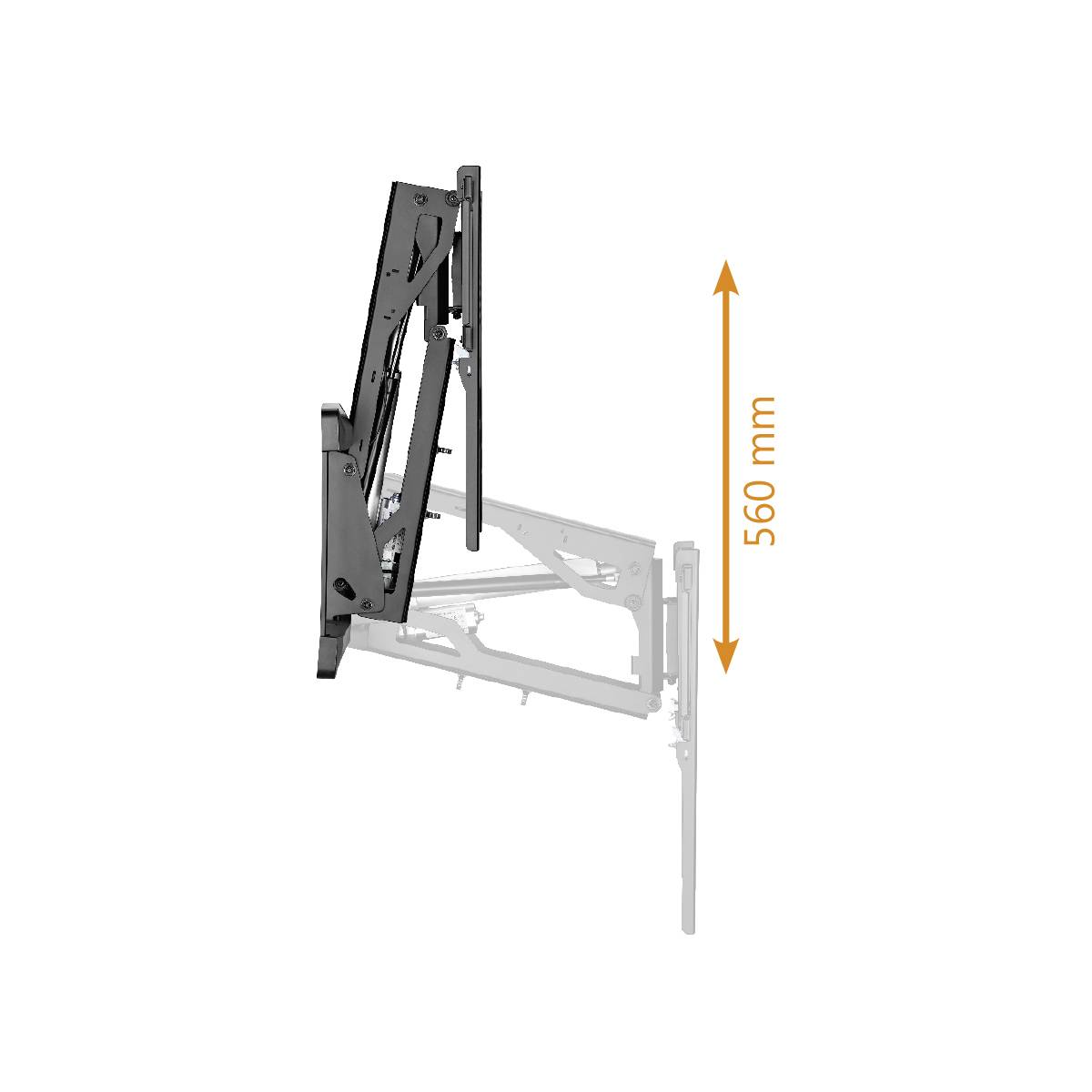 My Wall HP65L TV-Wandhalterung 109,2 cm (43") - 228,6 cm (90") App-Steuerung, Drehbar, Neigbar, Motorisiert