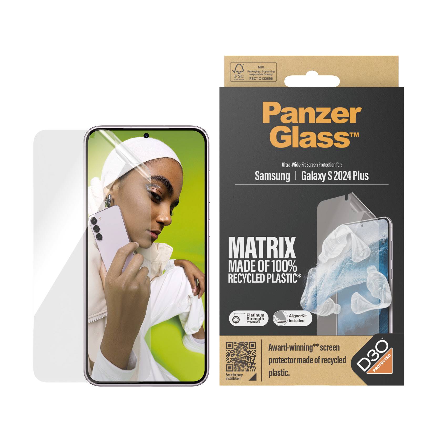 PanzerGlass Matrix Samsung Galaxy S24 Plus, UWF (wA)